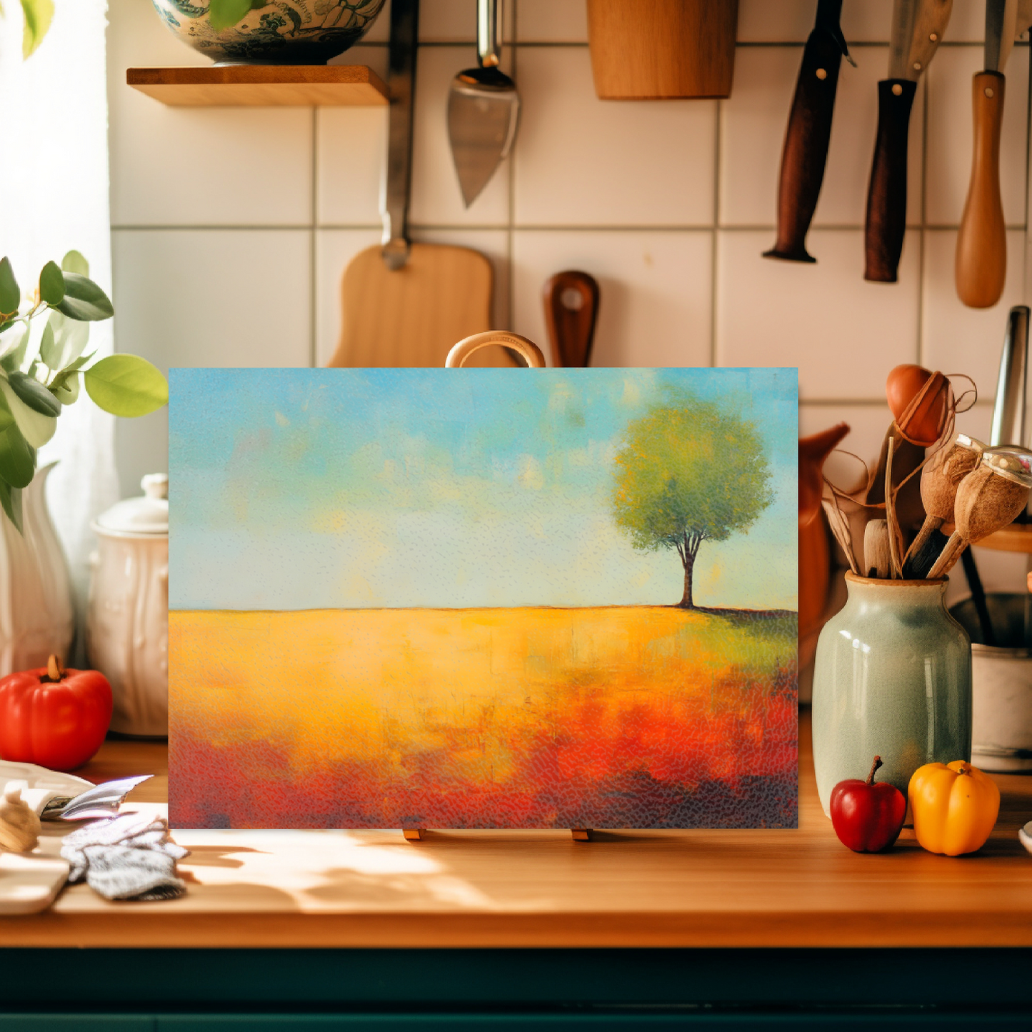 Lone Tree Serenity Textured Glass Chopping Boards
