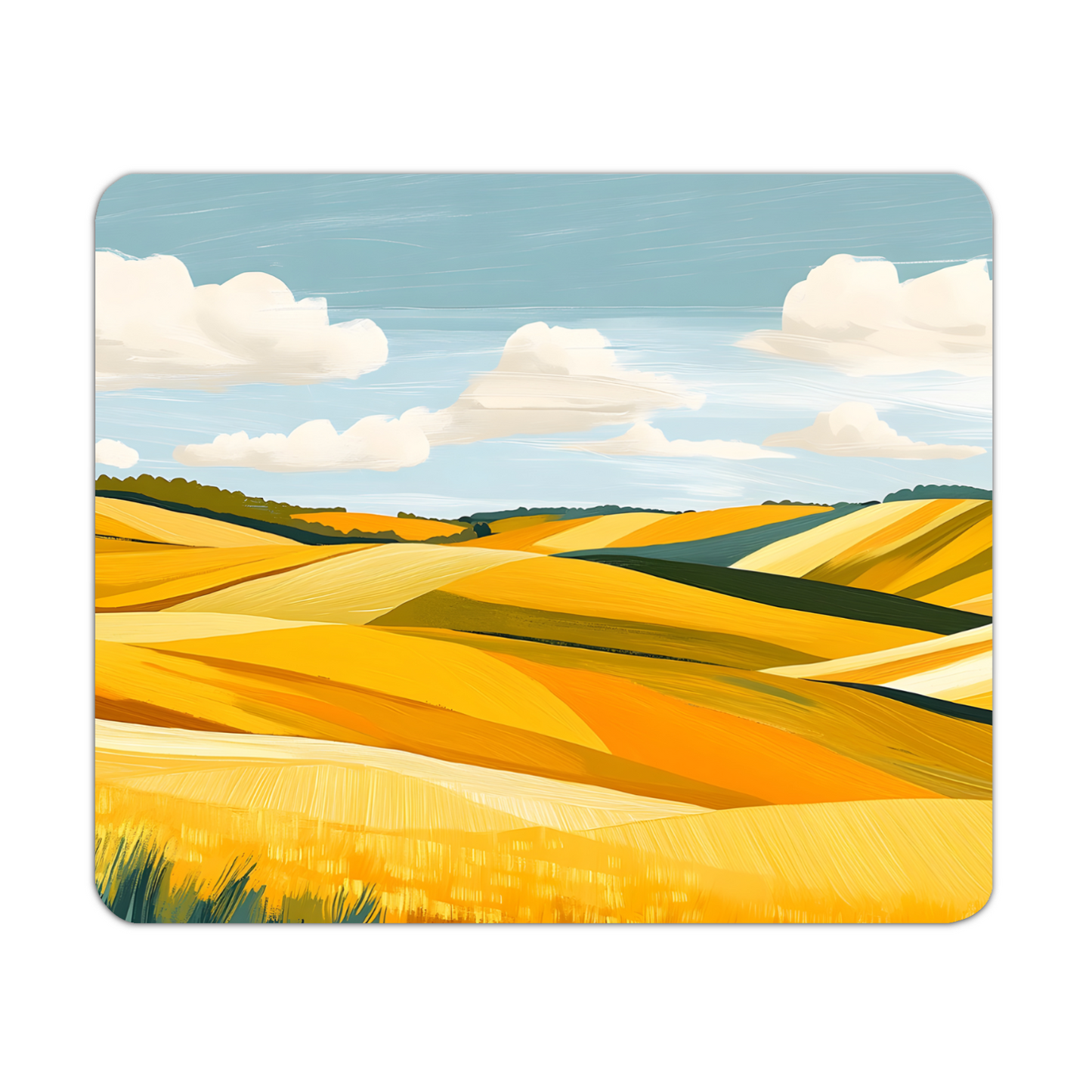 Golden Fields Horizon Wooden Placemat