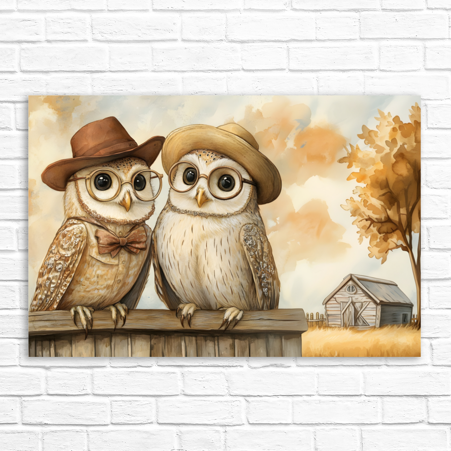 The Perched Professors Deluxe Box Canvas Prints Landscape