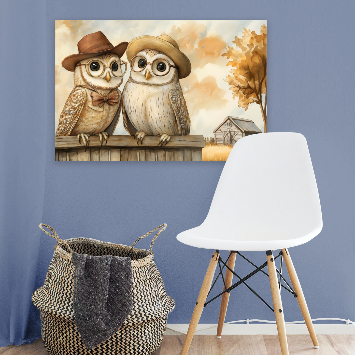 The Perched Professors Deluxe Box Canvas Prints Landscape