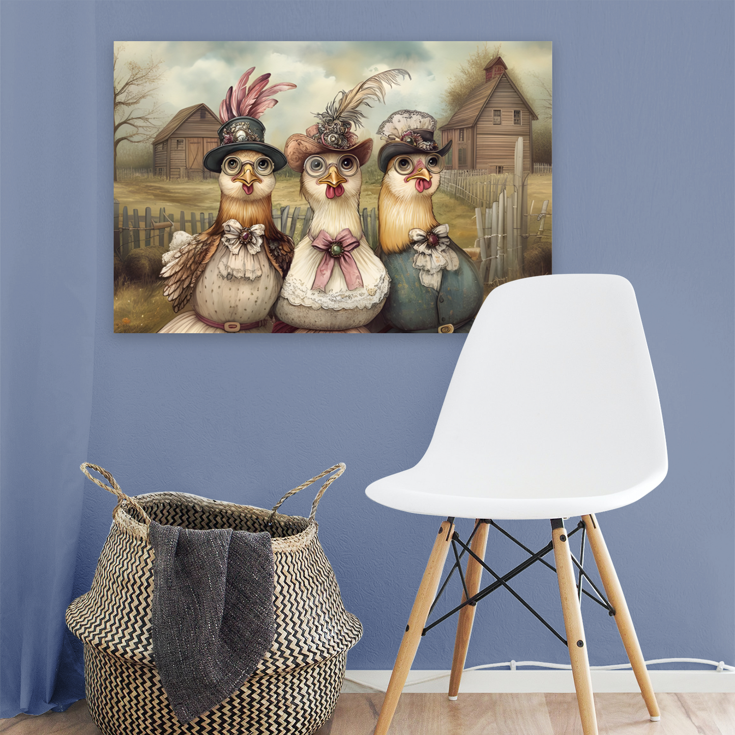 The Barnyard Belles Deluxe Box Canvas Prints Landscape