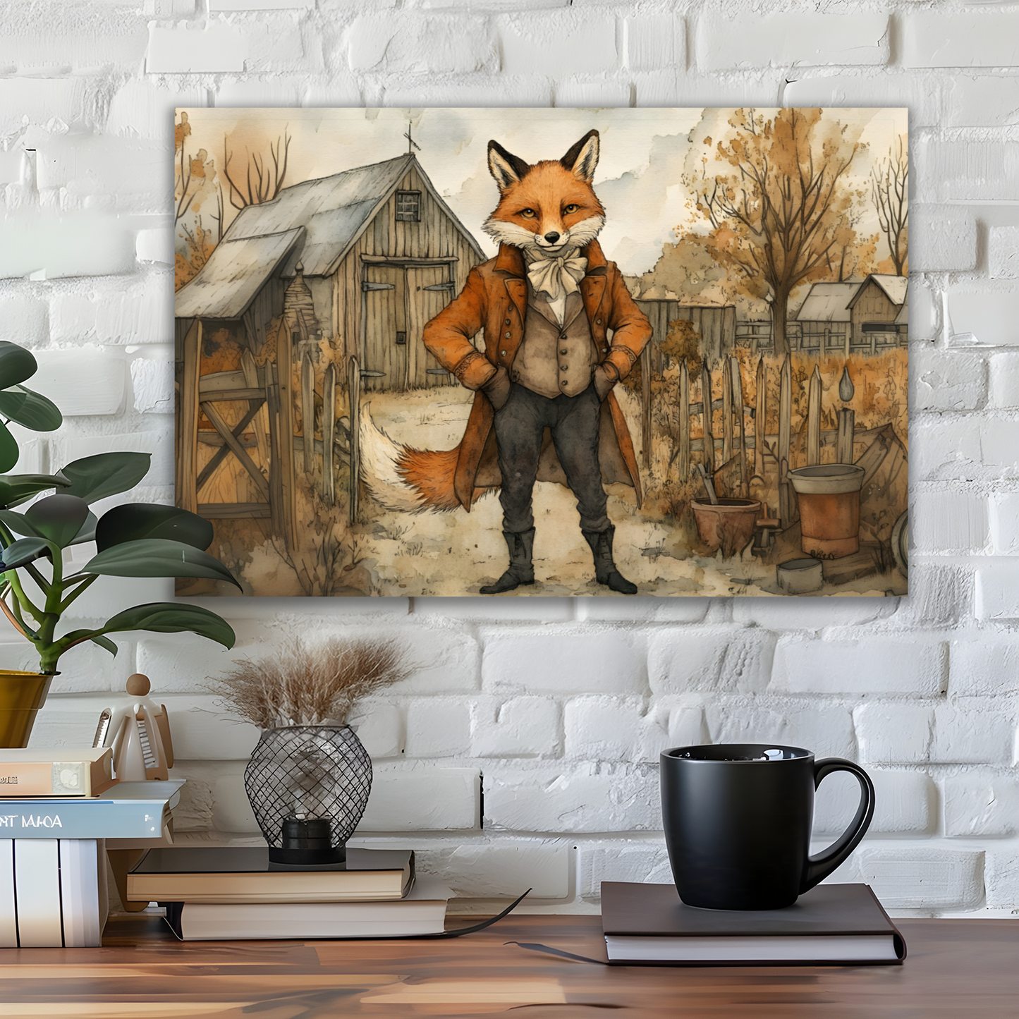 The Dappered Vixen Deluxe Box Canvas Prints Landscape