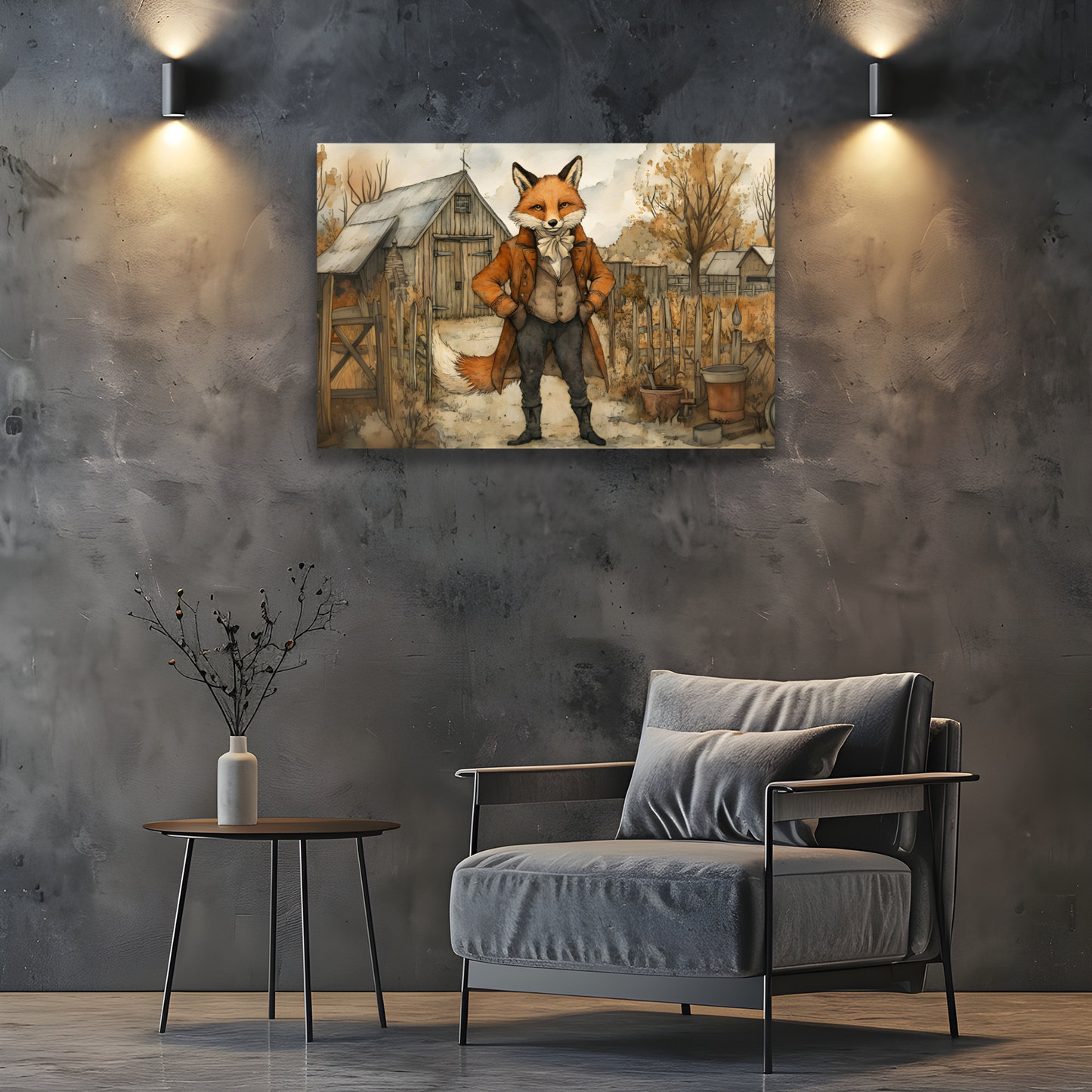 The Dappered Vixen Deluxe Box Canvas Prints Landscape
