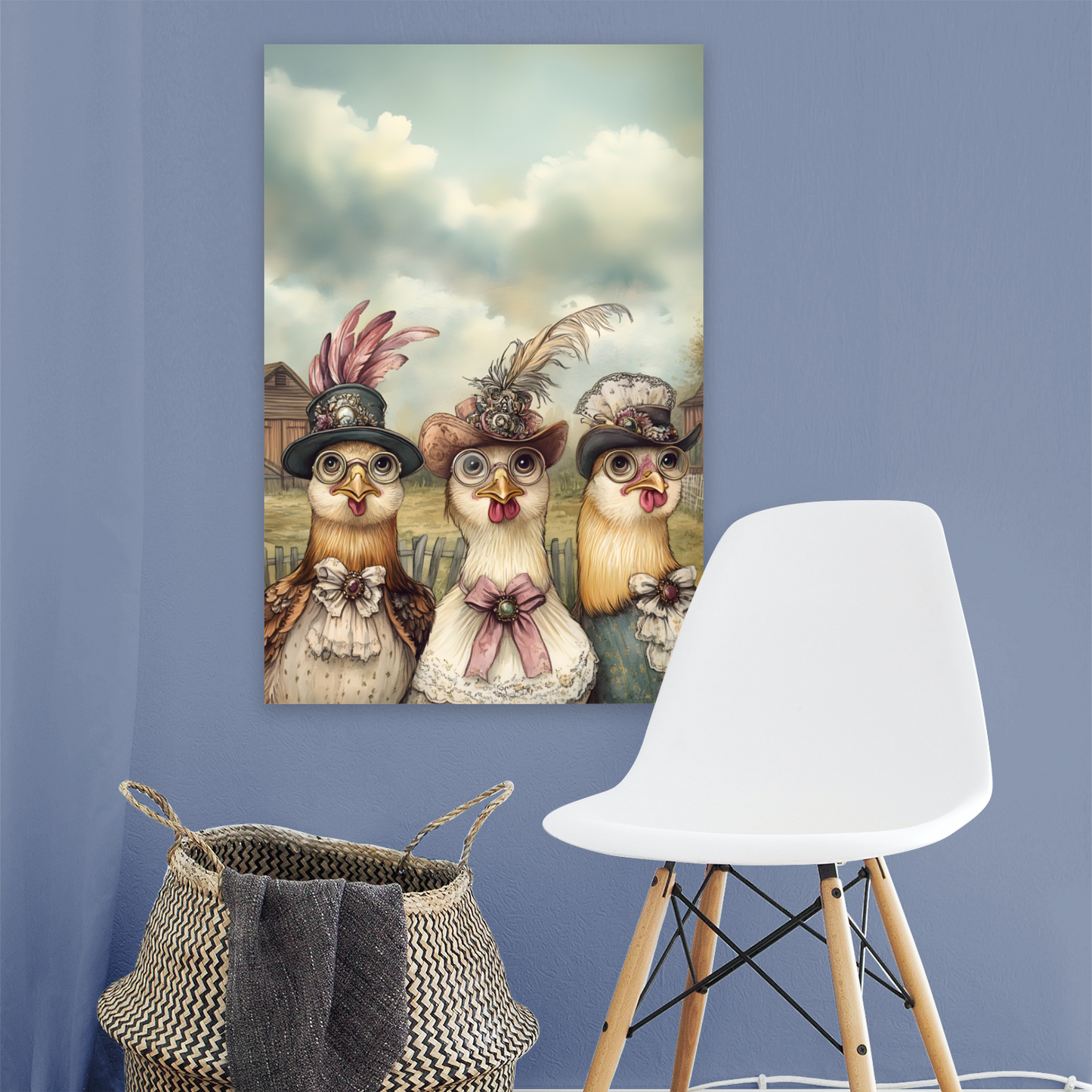 The Barnyard Belles Deluxe Box Canvas Prints Portrait