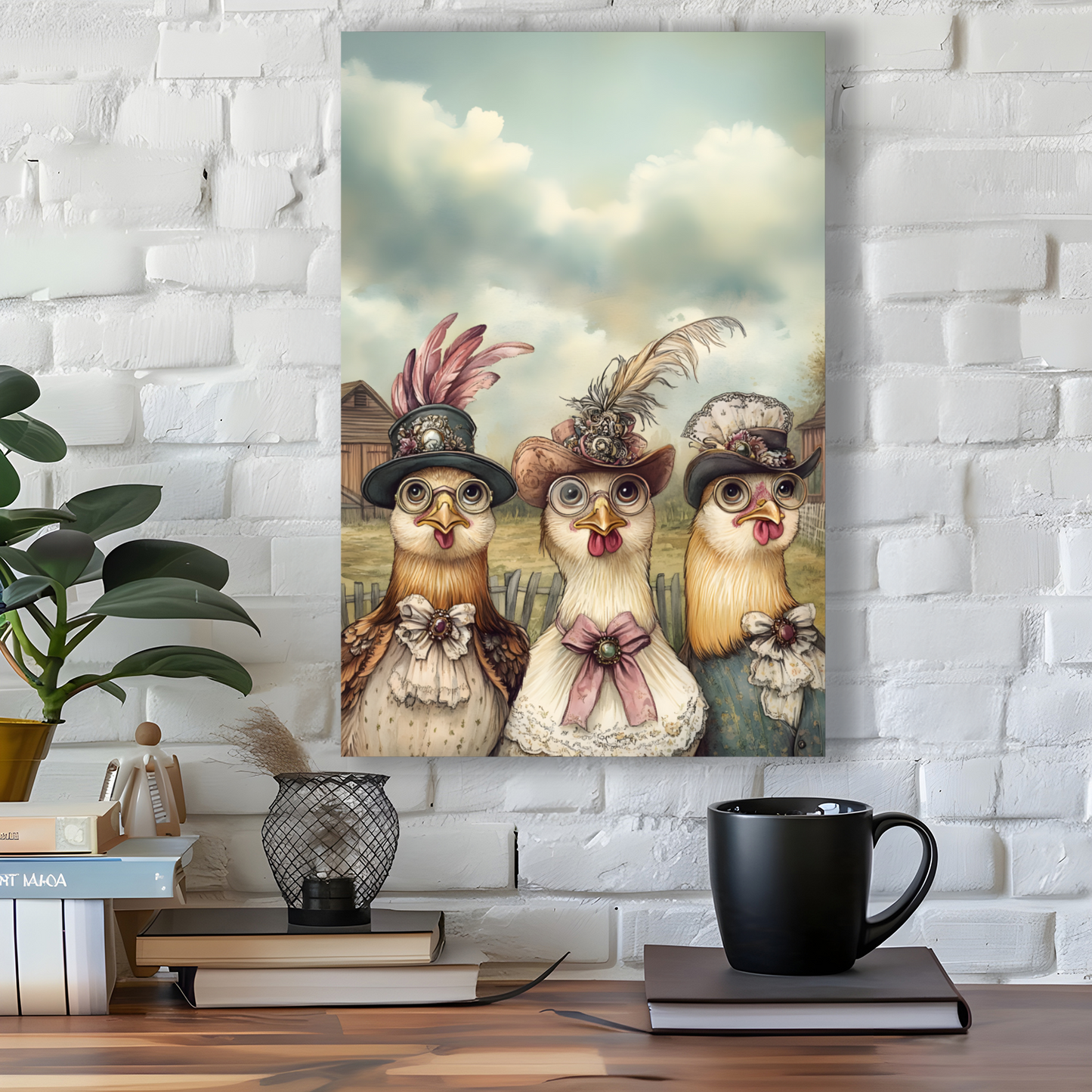 The Barnyard Belles Deluxe Box Canvas Prints Portrait