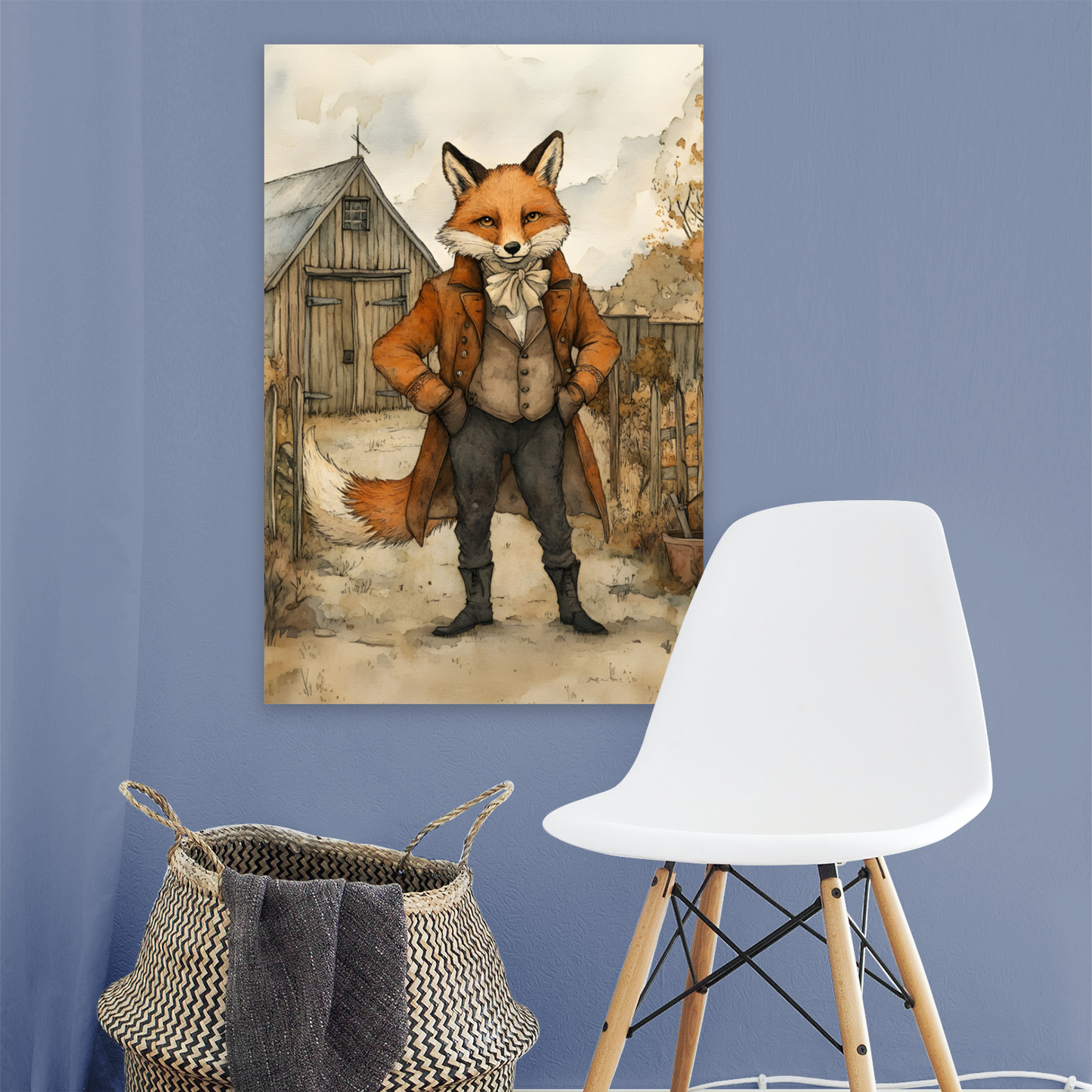 The Dappered Vixen Deluxe Box Canvas Prints Portrait