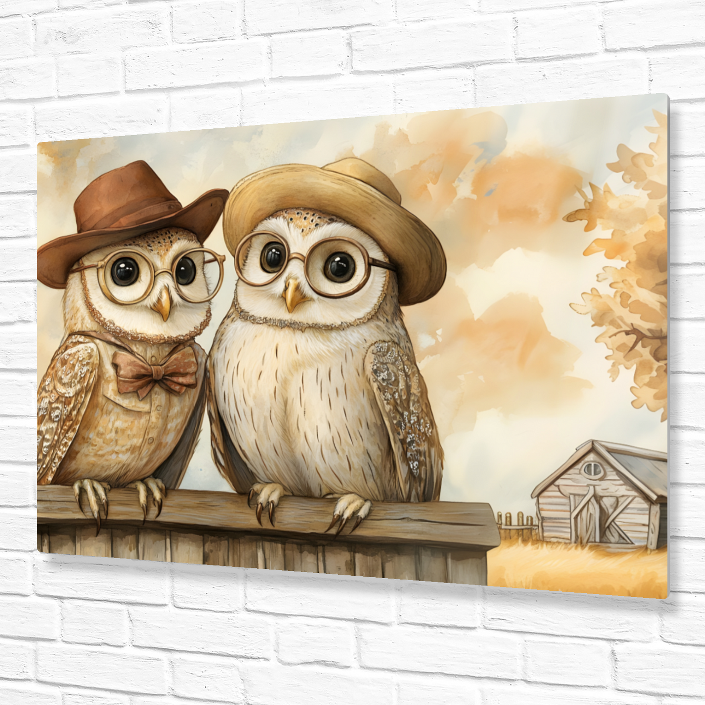 The Perched Professors Premium Landscape Aluminum Prints