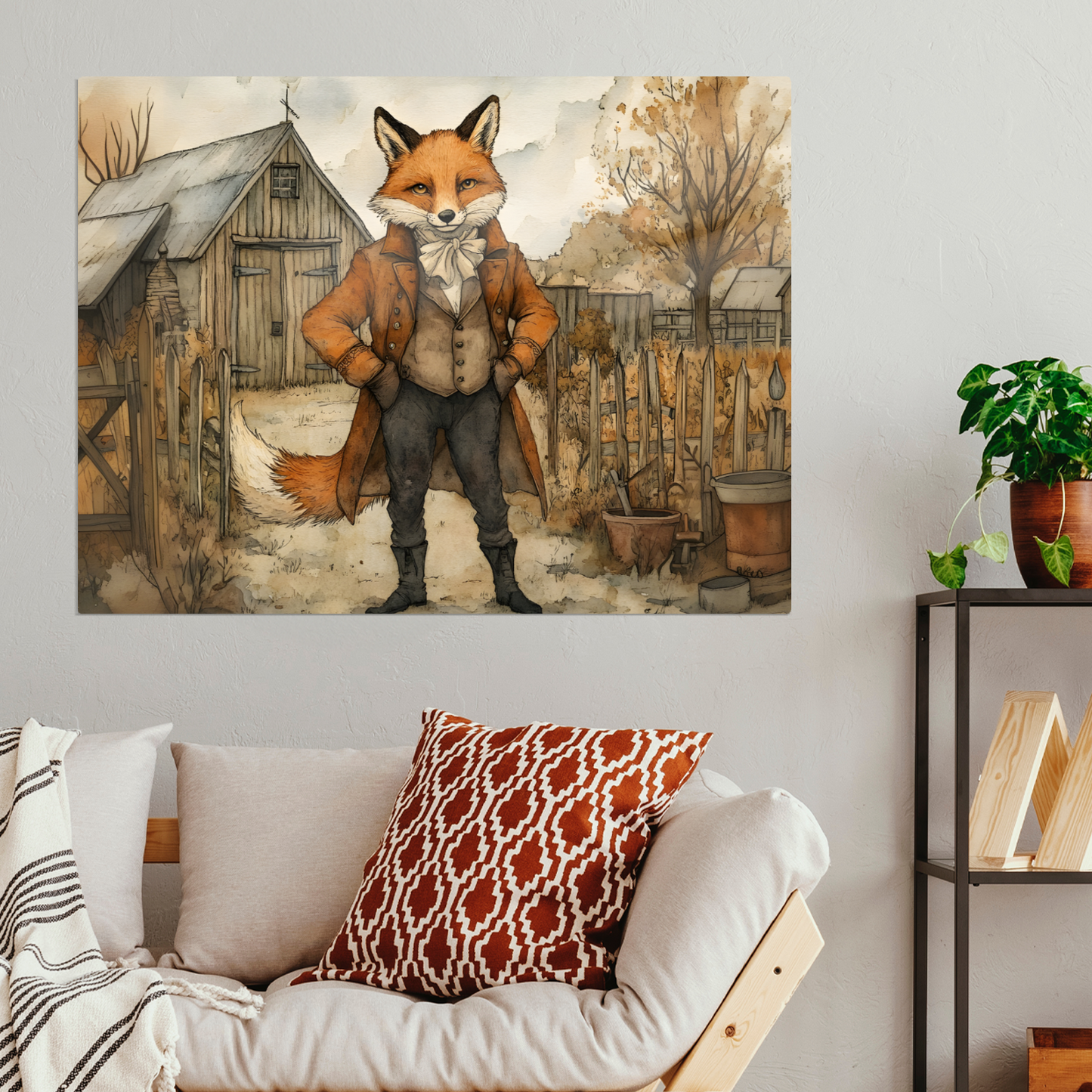 The Dappered Vixen Premium Landscape Aluminum Prints