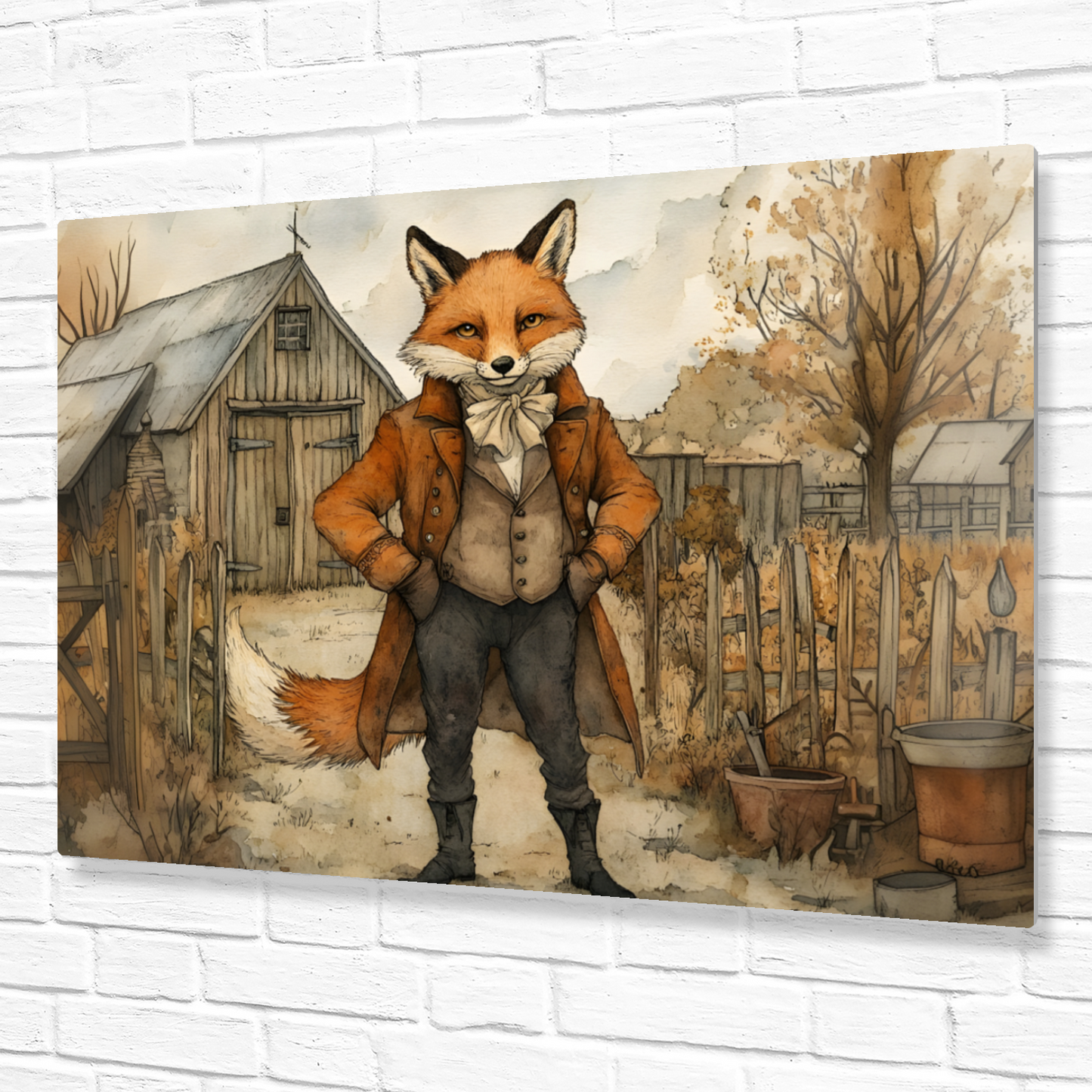 The Dappered Vixen Premium Landscape Aluminum Prints