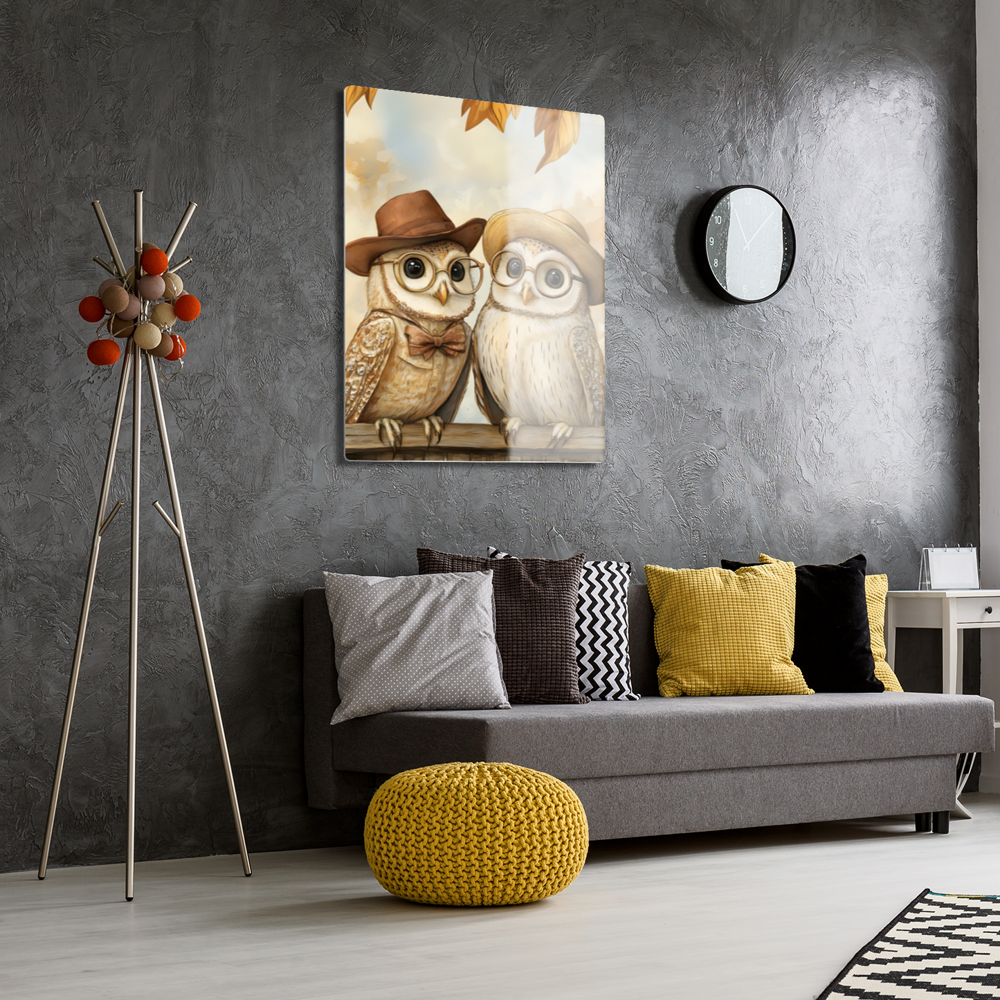 The Perched Professors Premium Portrait Aluminum Prints