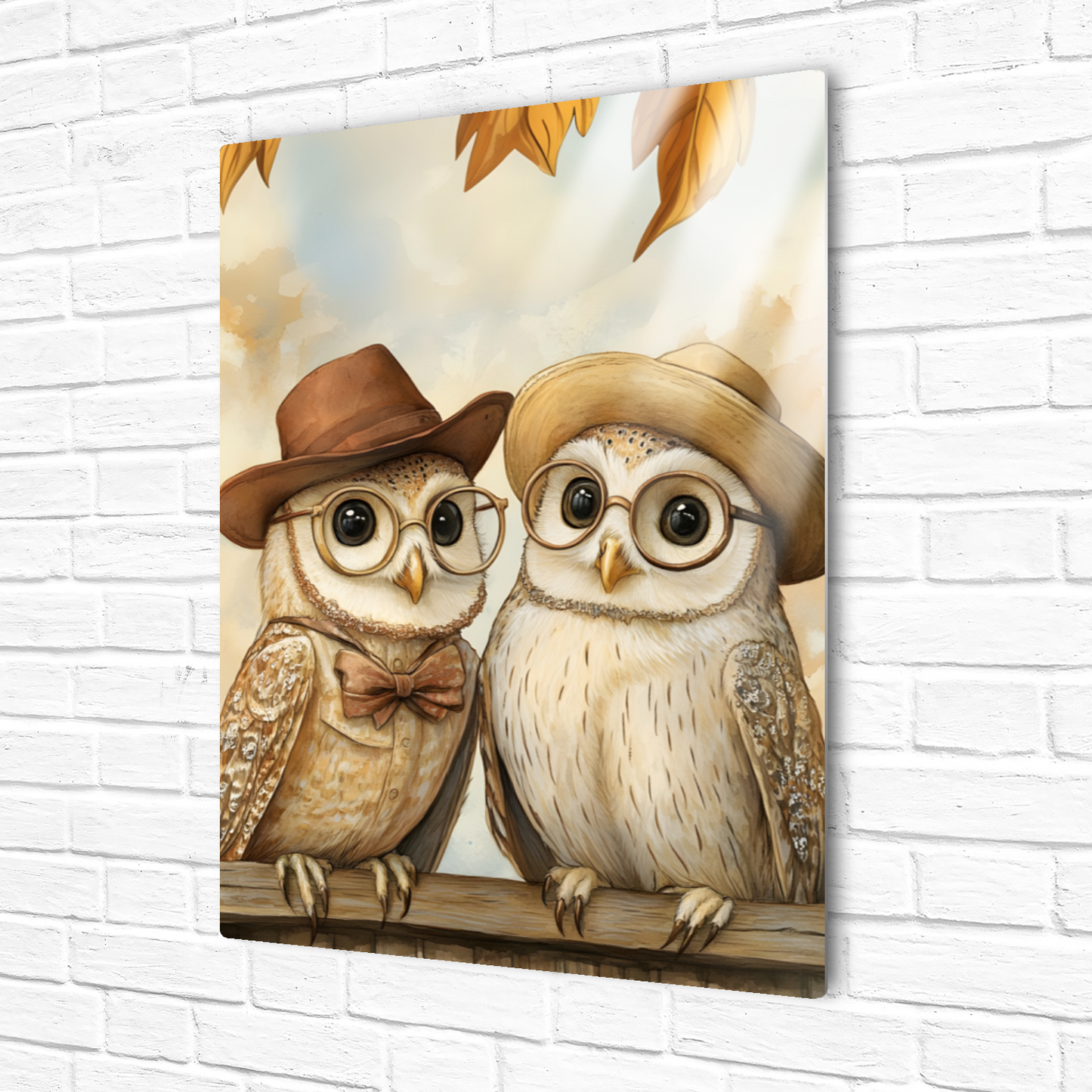 The Perched Professors Premium Portrait Aluminum Prints