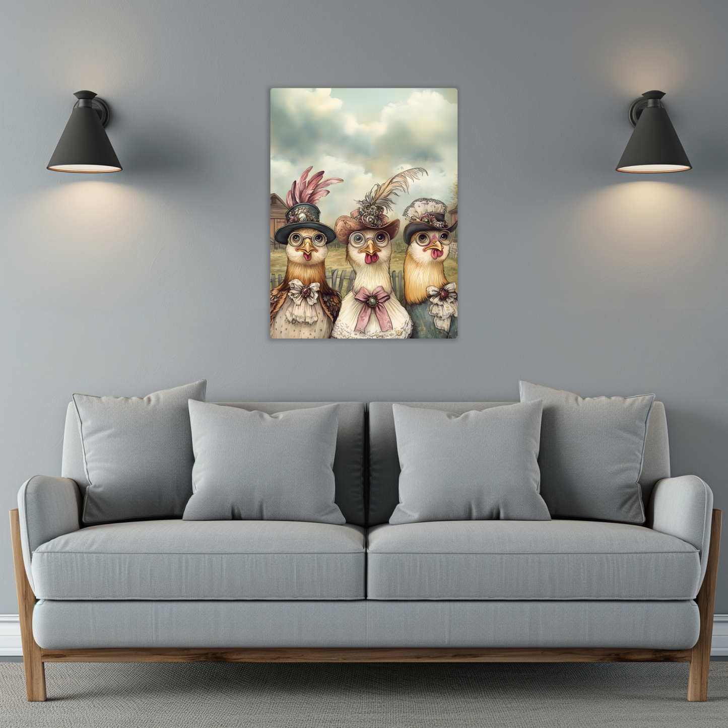 The Barnyard Belles Premium Portrait Aluminum Prints