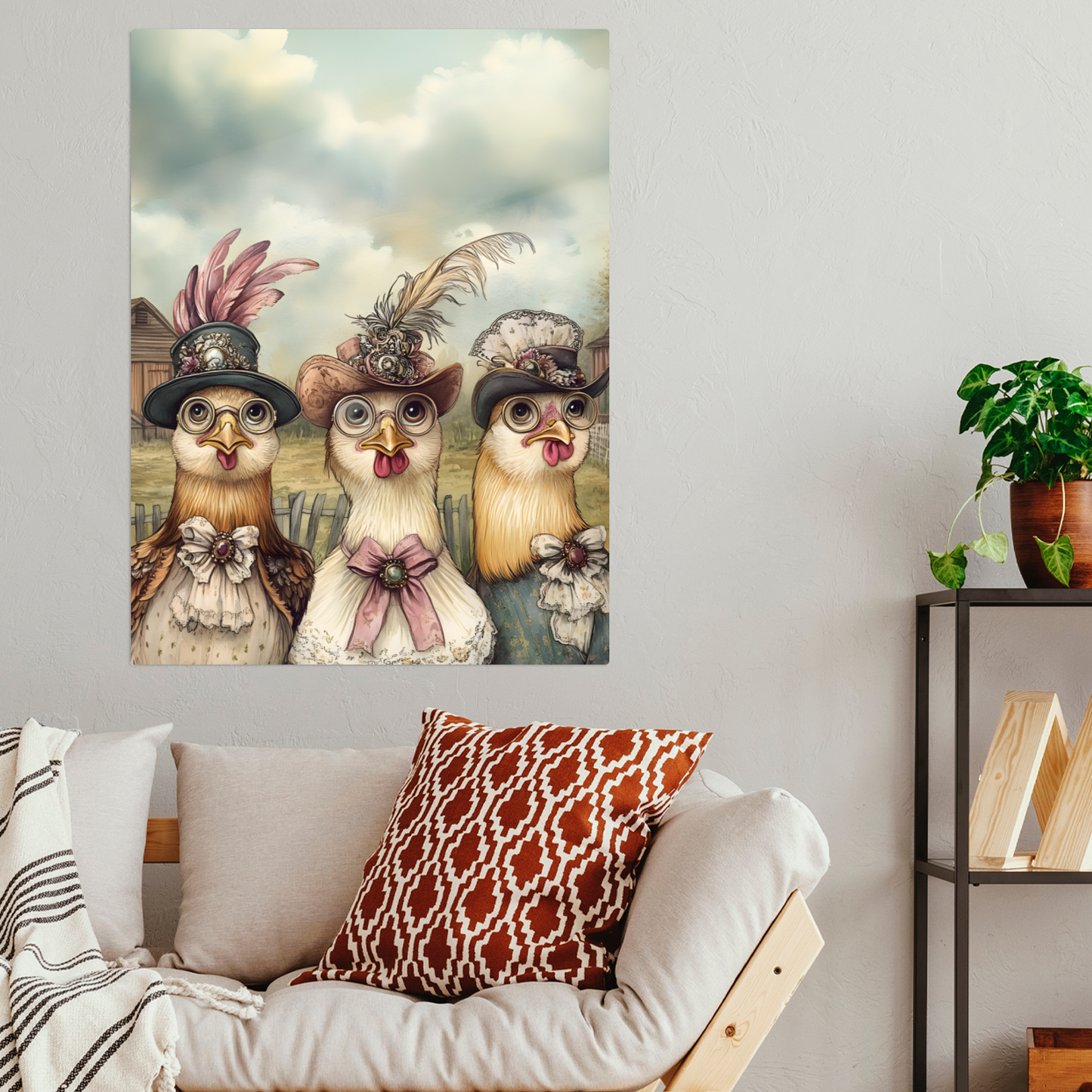 The Barnyard Belles Premium Portrait Aluminum Prints