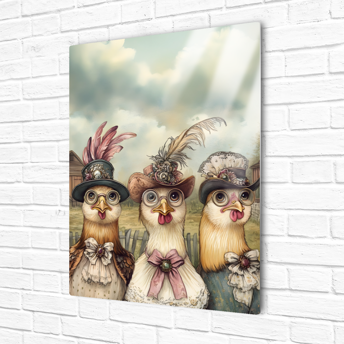 The Barnyard Belles Premium Portrait Aluminum Prints