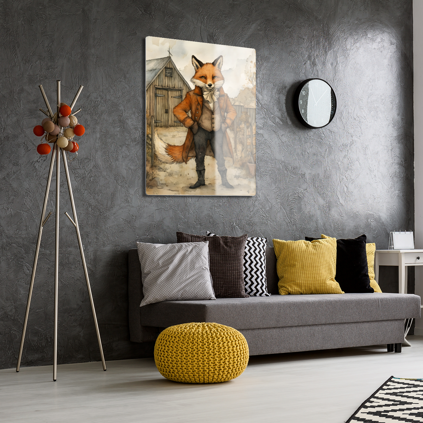 The Dappered Vixen Premium Portrait Aluminum Prints