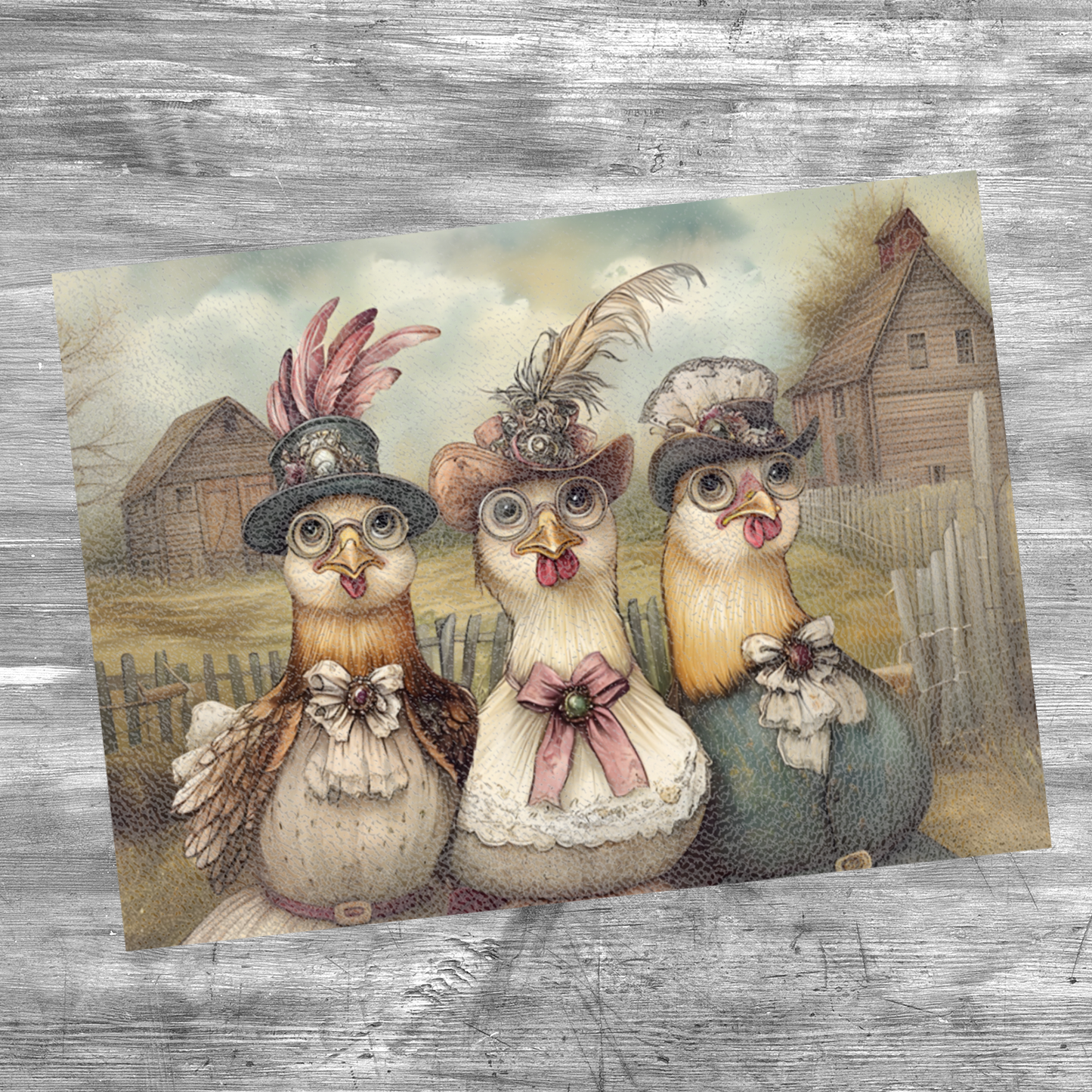 The Barnyard Belles Textured Glass Chopping Boards