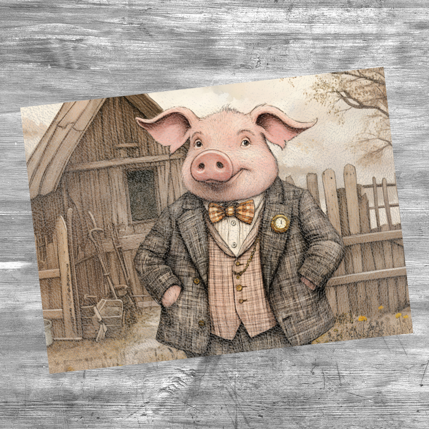 The Posh Porker Textured Glass Chopping Boards