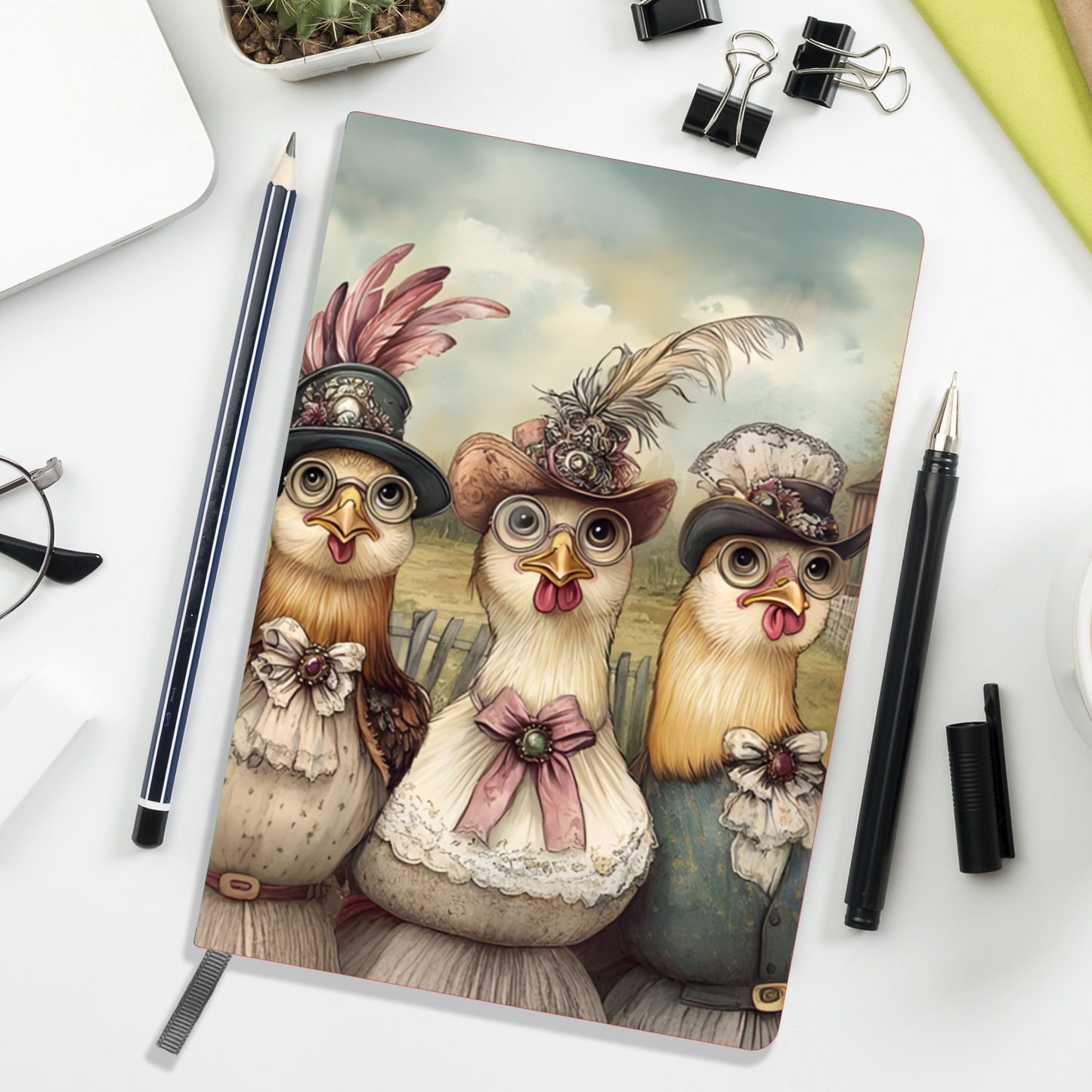 The Barnyard Belles Allover Printed Lined Journal