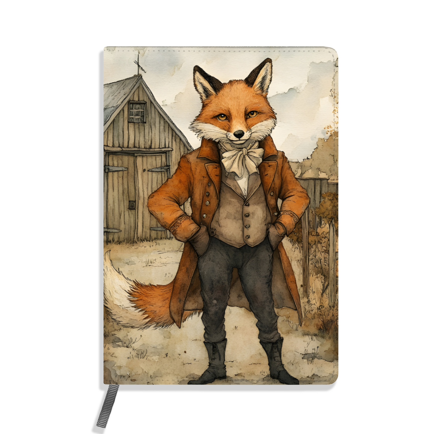 The Dappered Vixen Allover Printed Lined Journal