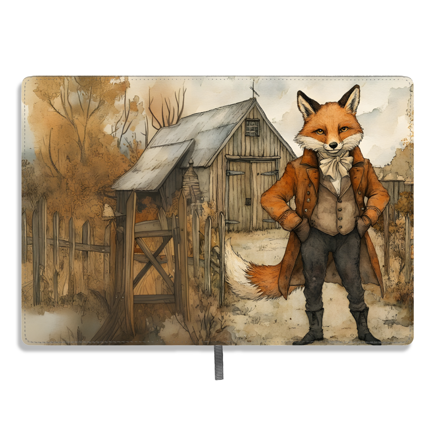 The Dappered Vixen Allover Printed Lined Journal