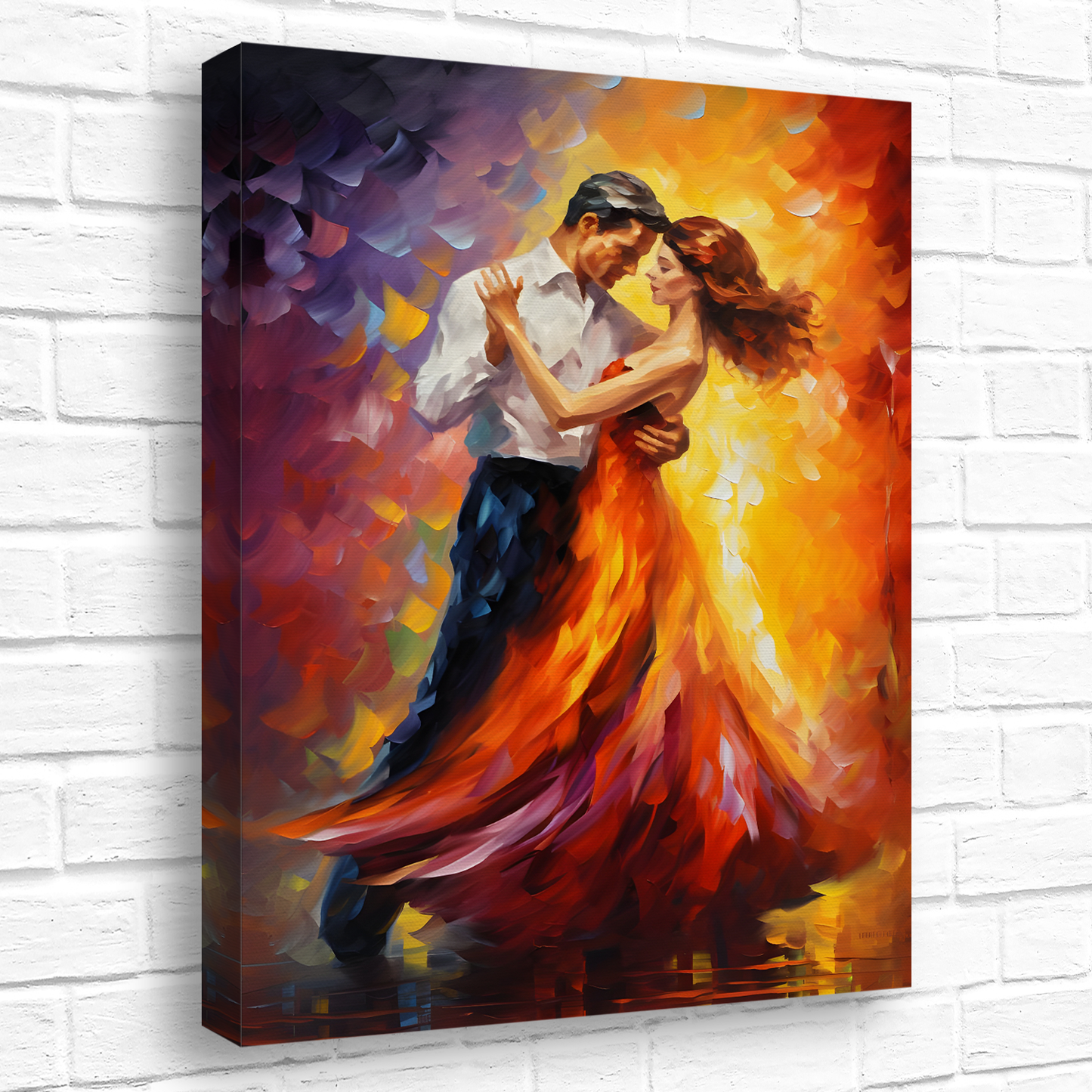 Rhythms of Passion Deluxe Box Portrait Canvas Print