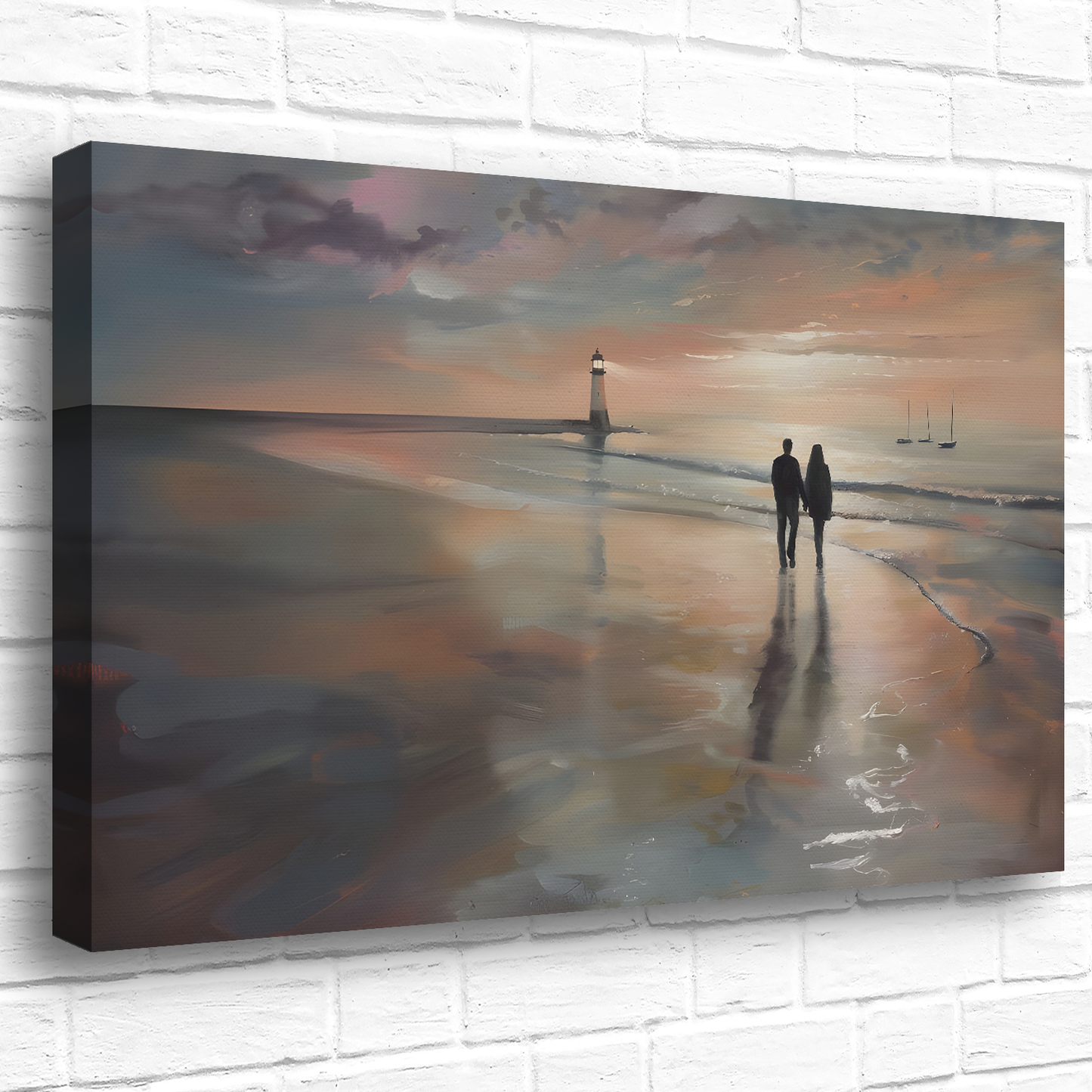 Sunset's Promise Deluxe Box Landscape Canvas Prints