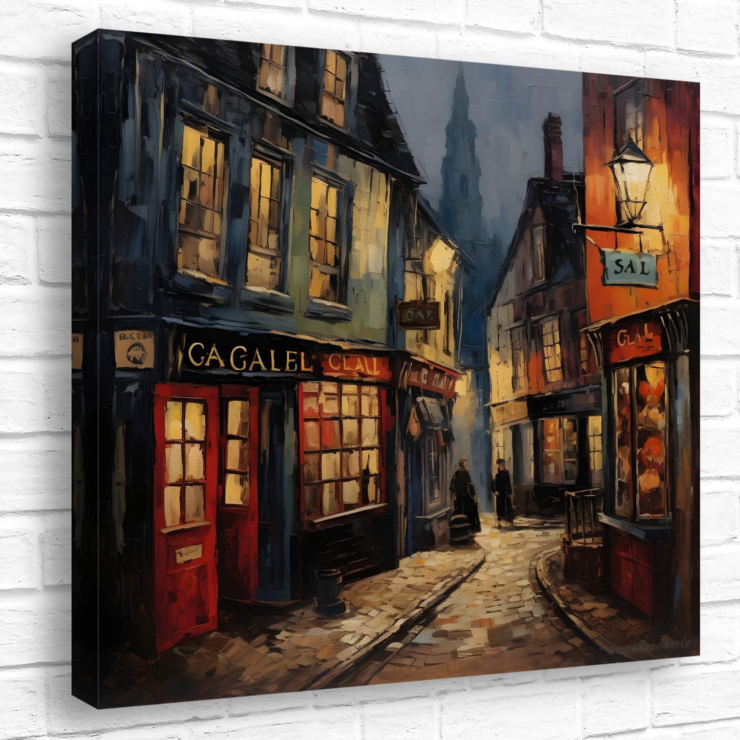 Twilight Alcove Deluxe Box Square Canvas Prints