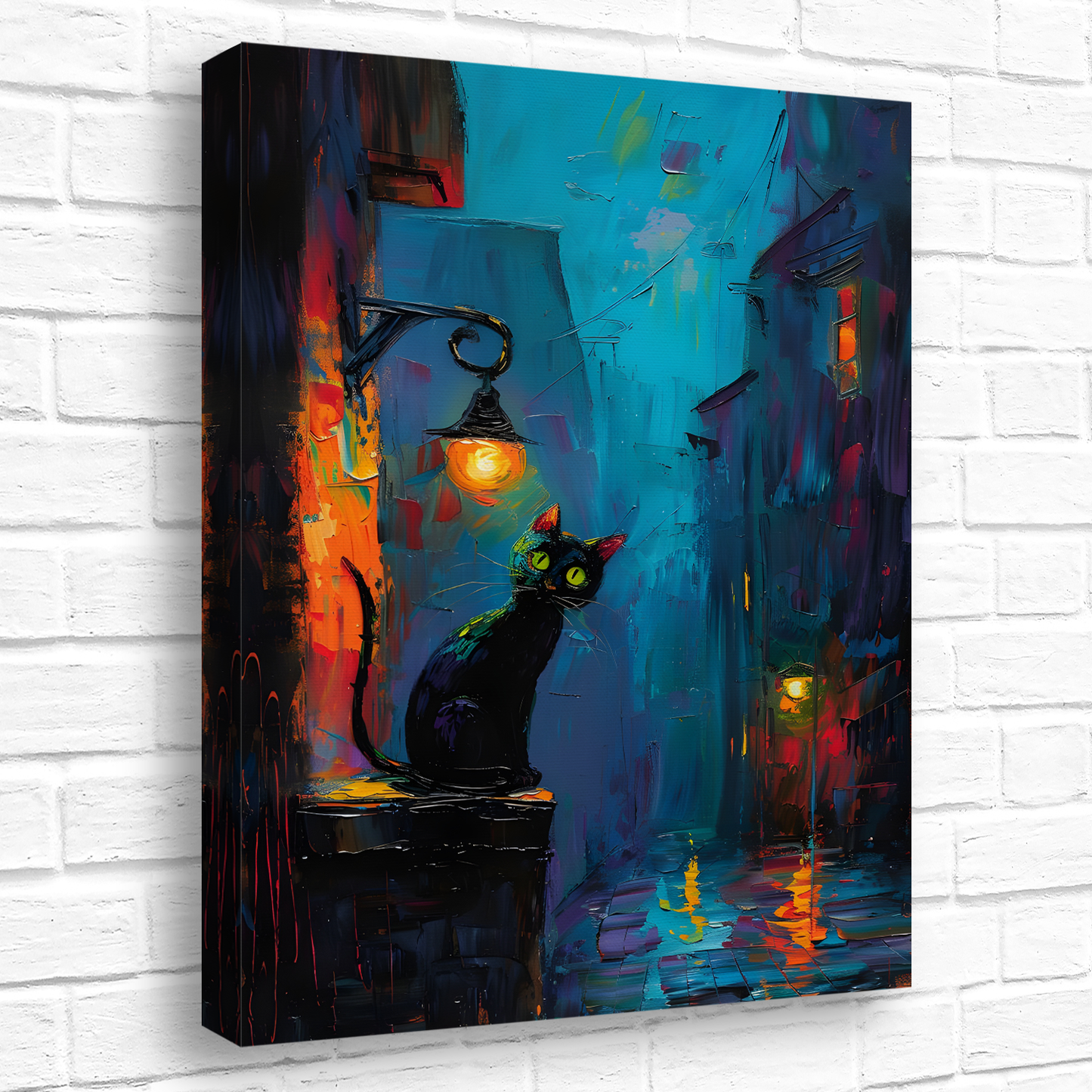 Nocturnal Guardian Deluxe Box Portrait Canvas Prints