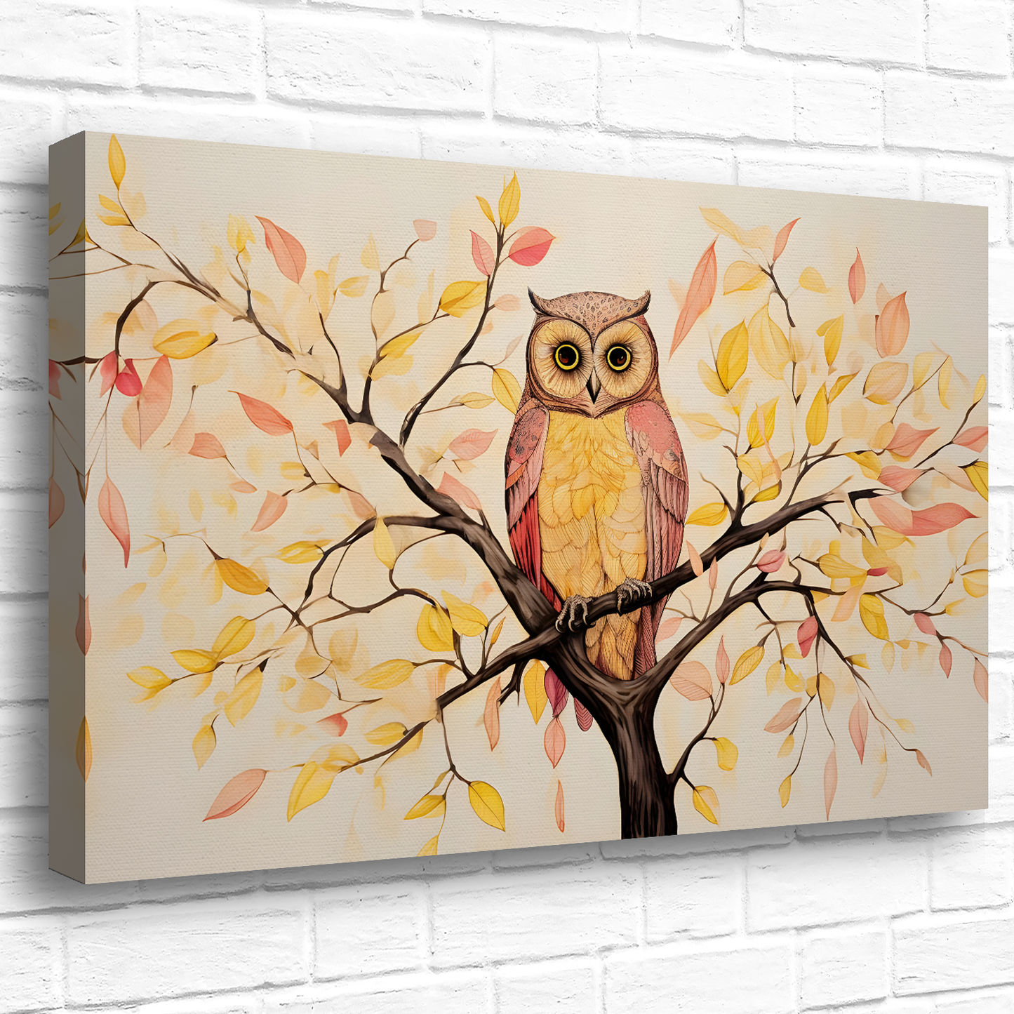 Owls Perch Deluxe Box Landscape Canvas Prints
