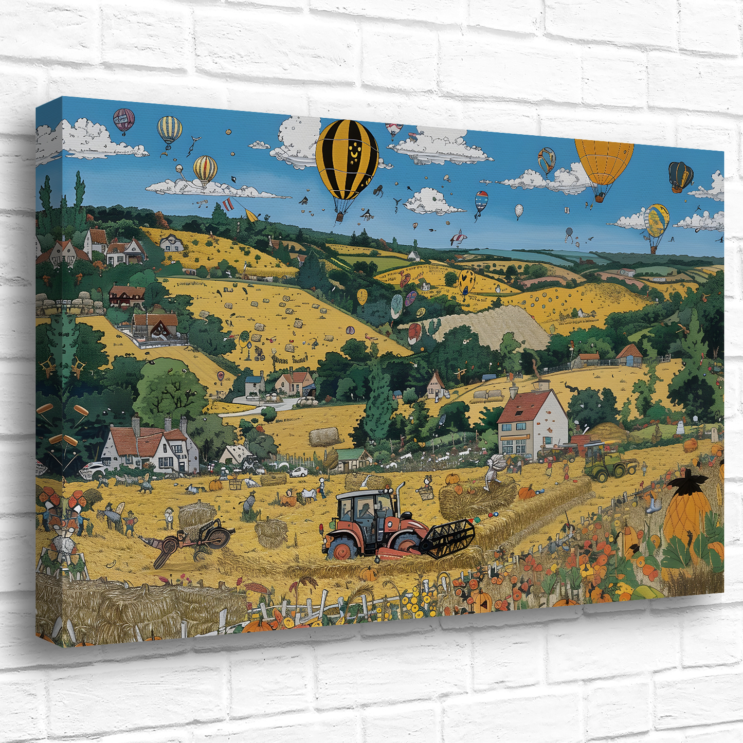 Golden Harvest Deluxe Box Canvas Prints Landscape
