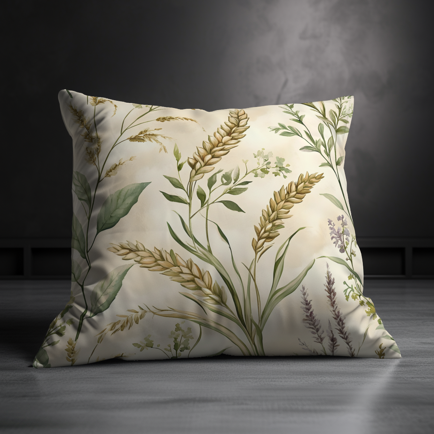 Rustic Wheat Hand Made Poly Linen Cushions