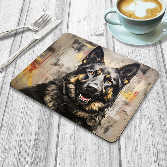 Shepherd Splash Wooden Placemat