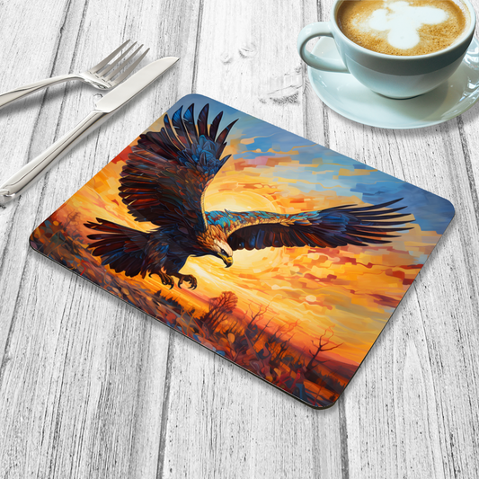 Golden Eagle Wooden Placemat