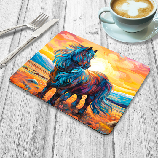 Shetland Pony Wooden Placemat