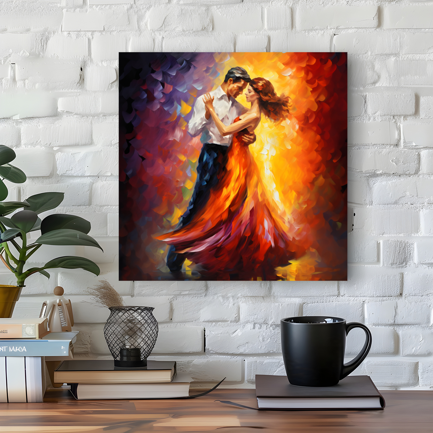 Rhythms of Passion Deluxe Box Square Canvas Print