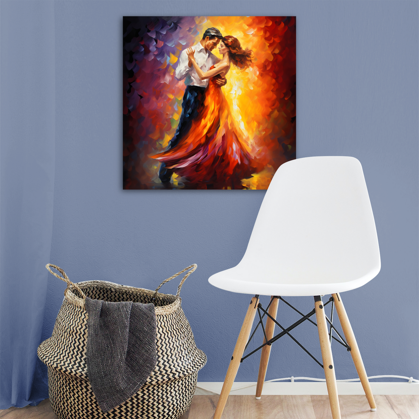 Rhythms of Passion Deluxe Box Square Canvas Print