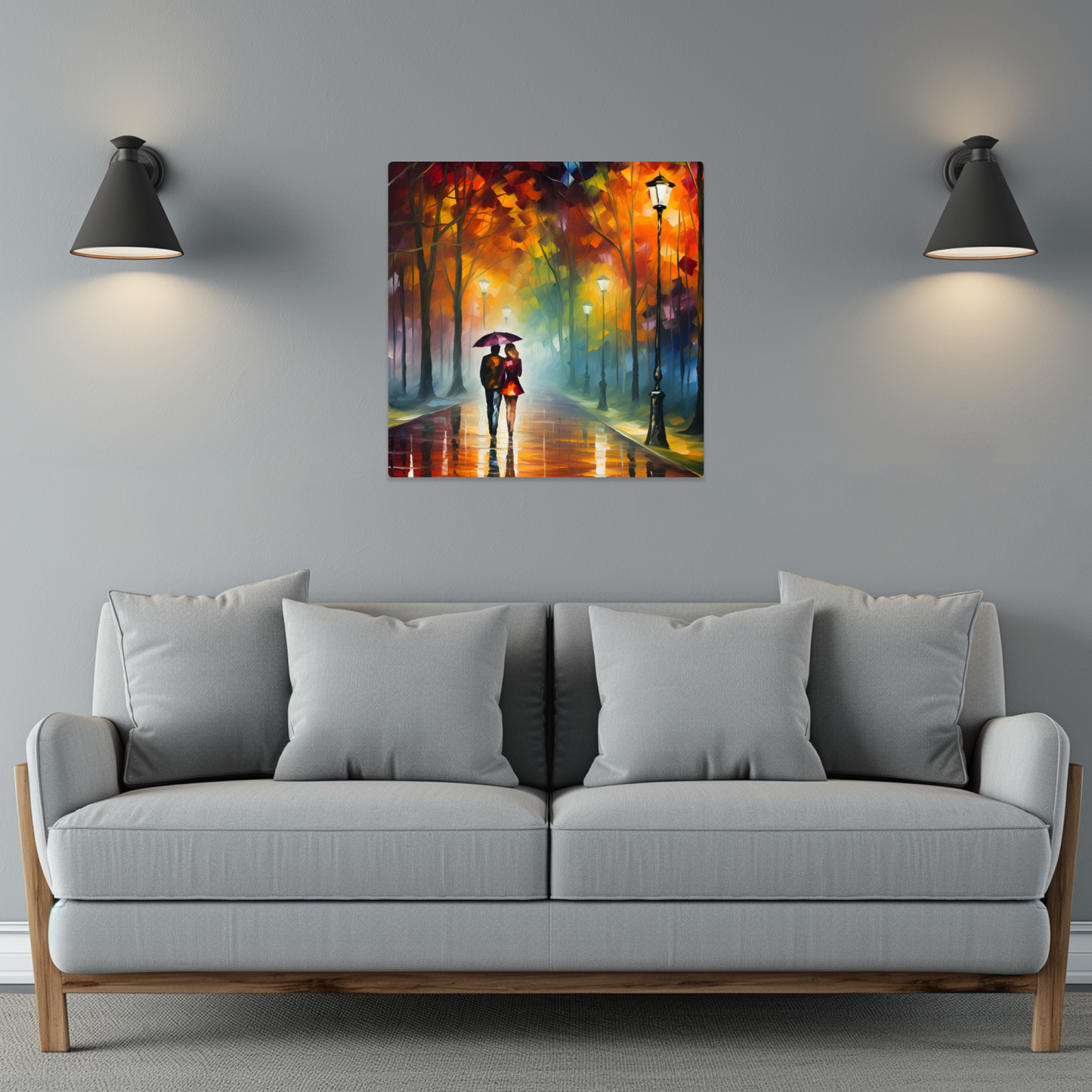 Autumnal Reflections Premium Square Aluminum Prints