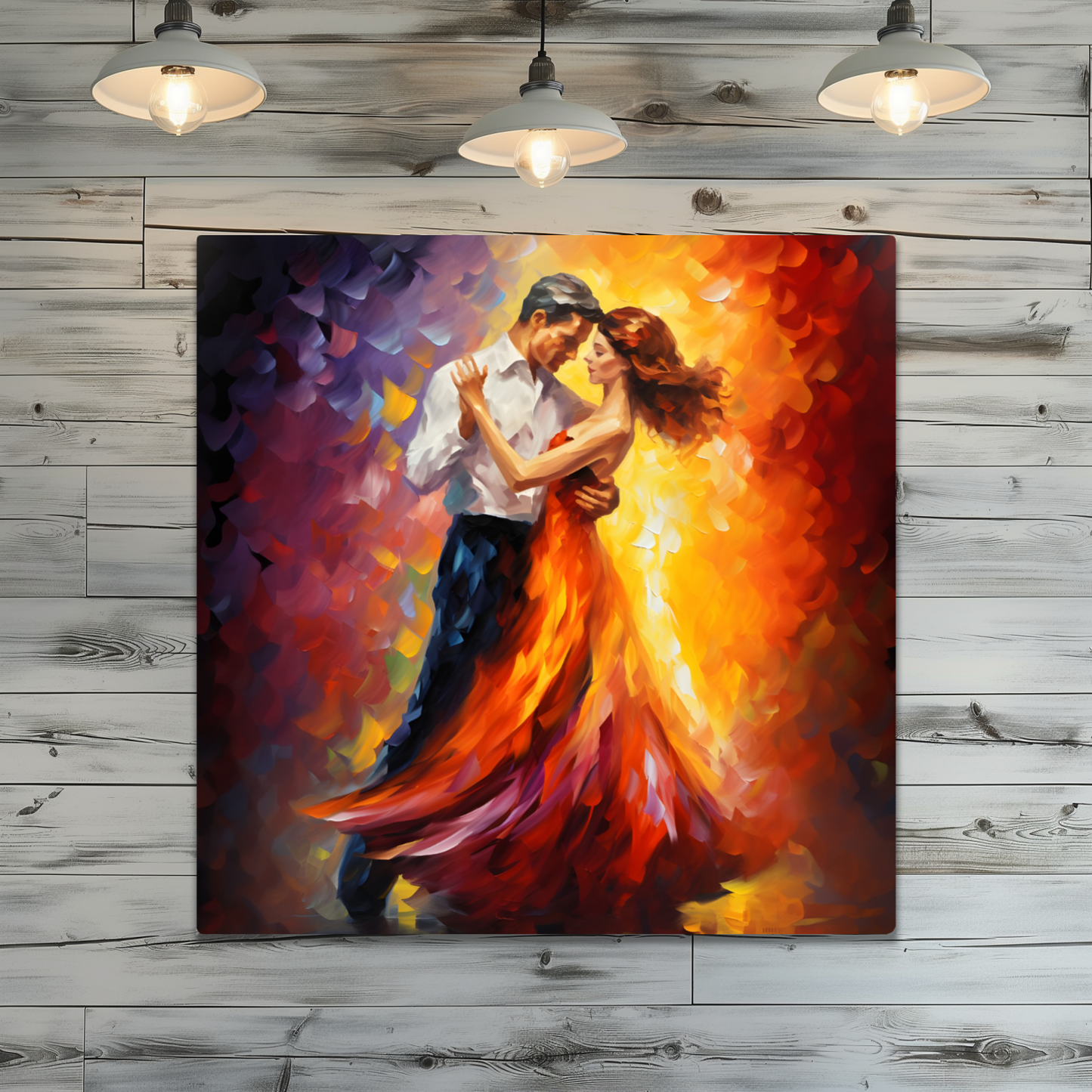 Rhythms of Passion Premium Square Aluminum Prints