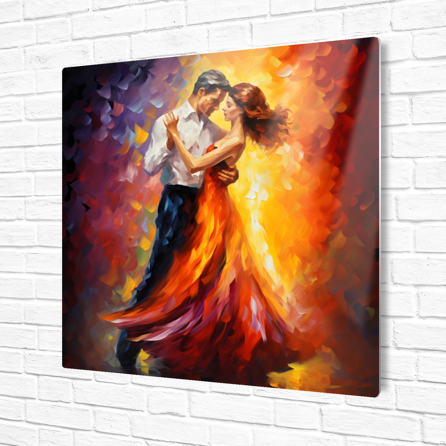 Rhythms of Passion Premium Square Aluminum Prints