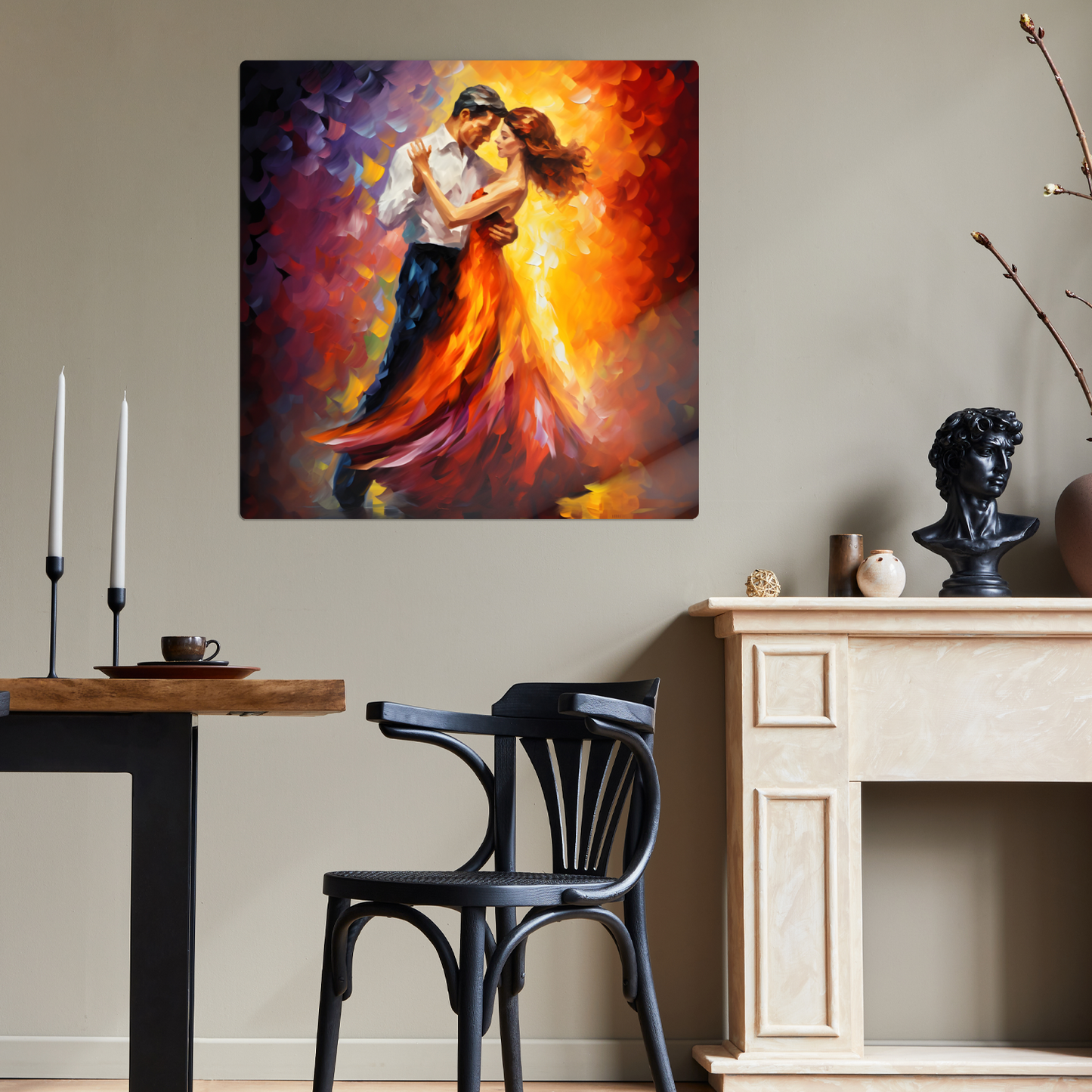 Rhythms of Passion Premium Square Aluminum Prints