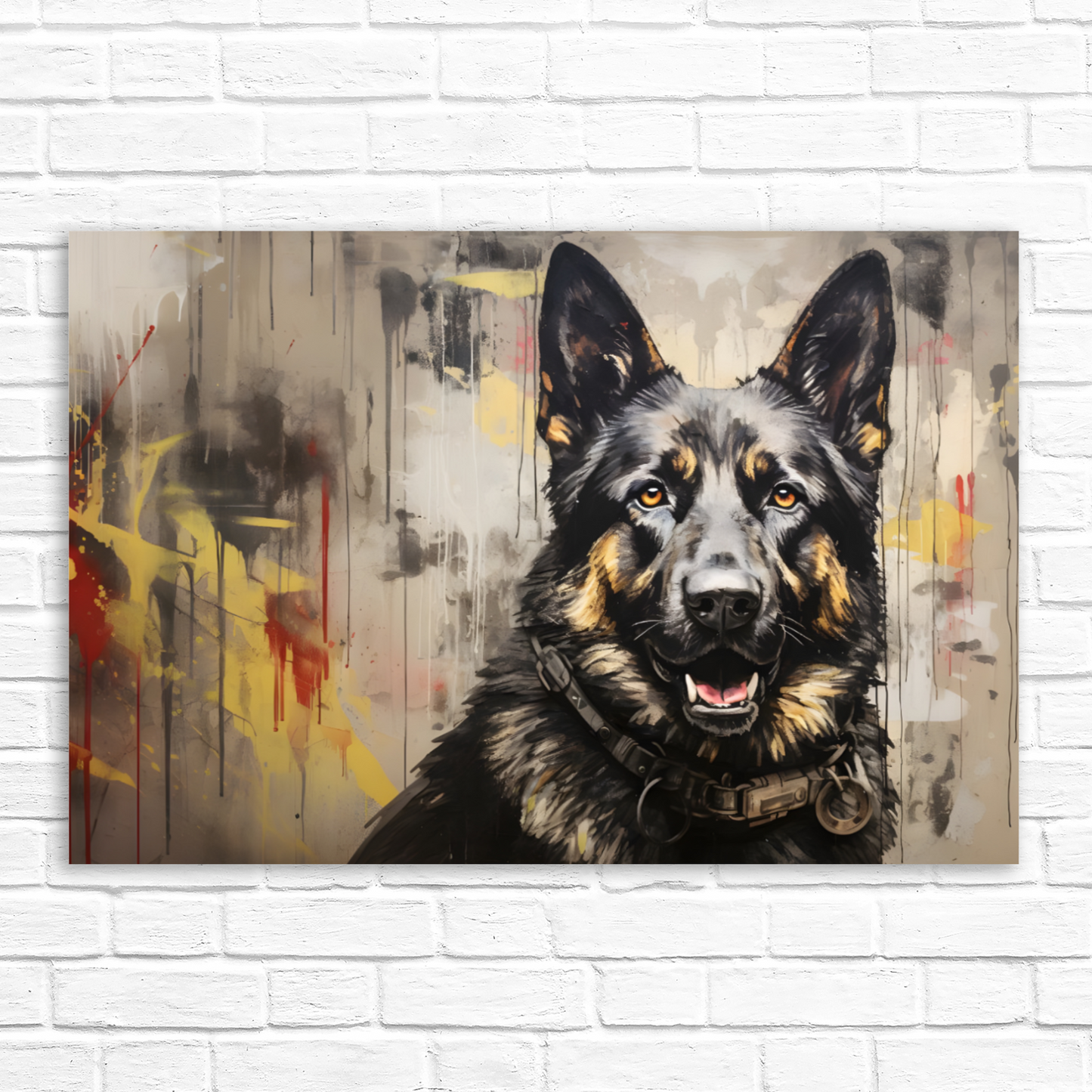 Shepherd Splash  Deluxe Box Landscape Canvas Prints