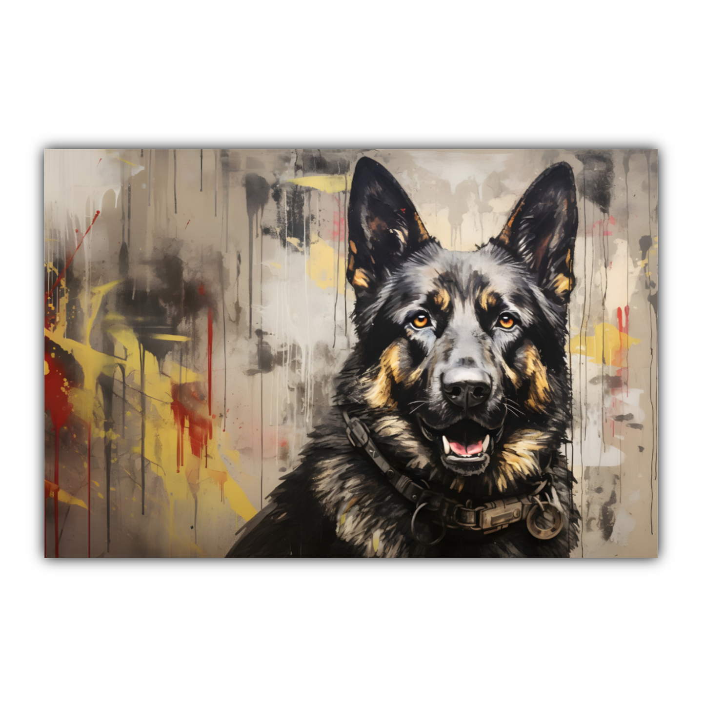 Shepherd Splash  Deluxe Box Landscape Canvas Prints