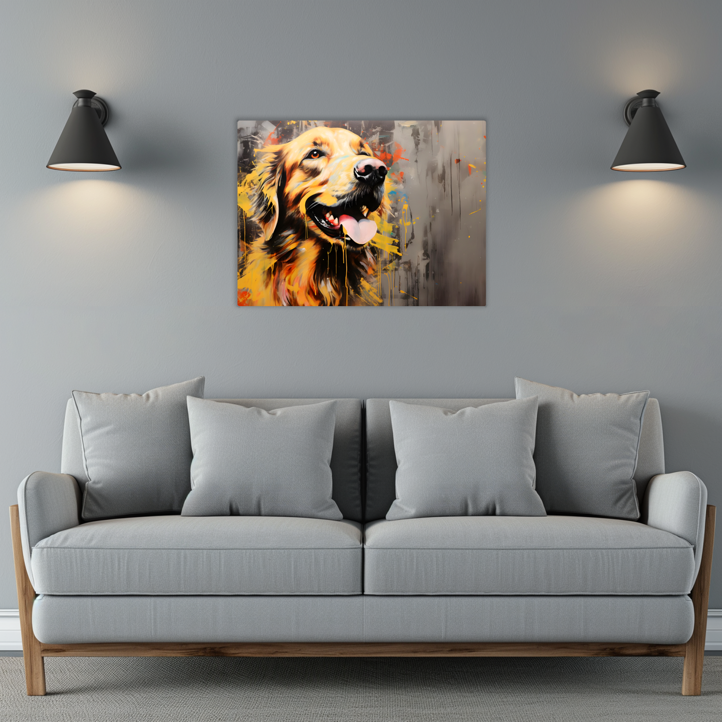 Retriever Radiance Premium Landscape Aluminum Prints