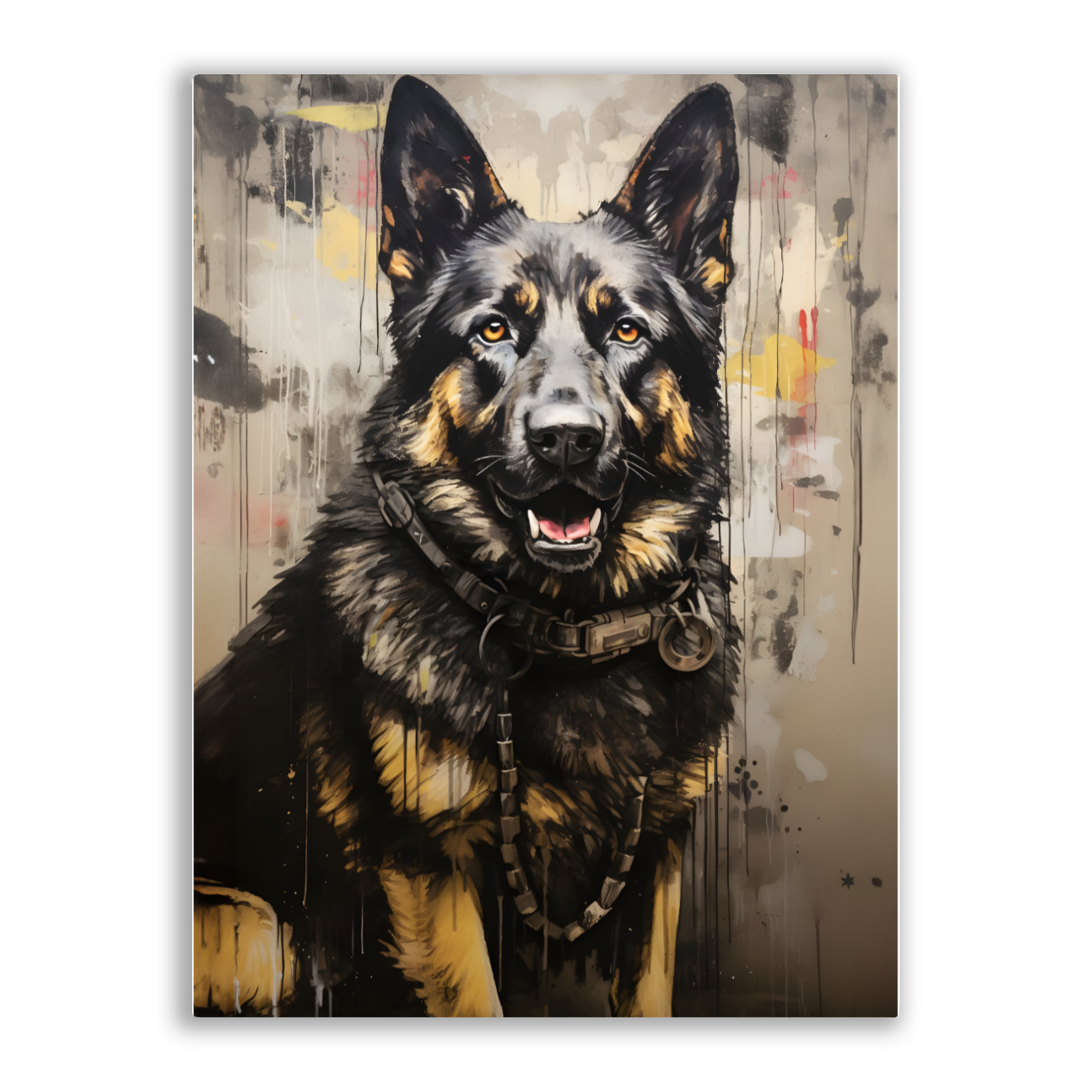 Shepherd Splash Premium Portrait Aluminum Prints