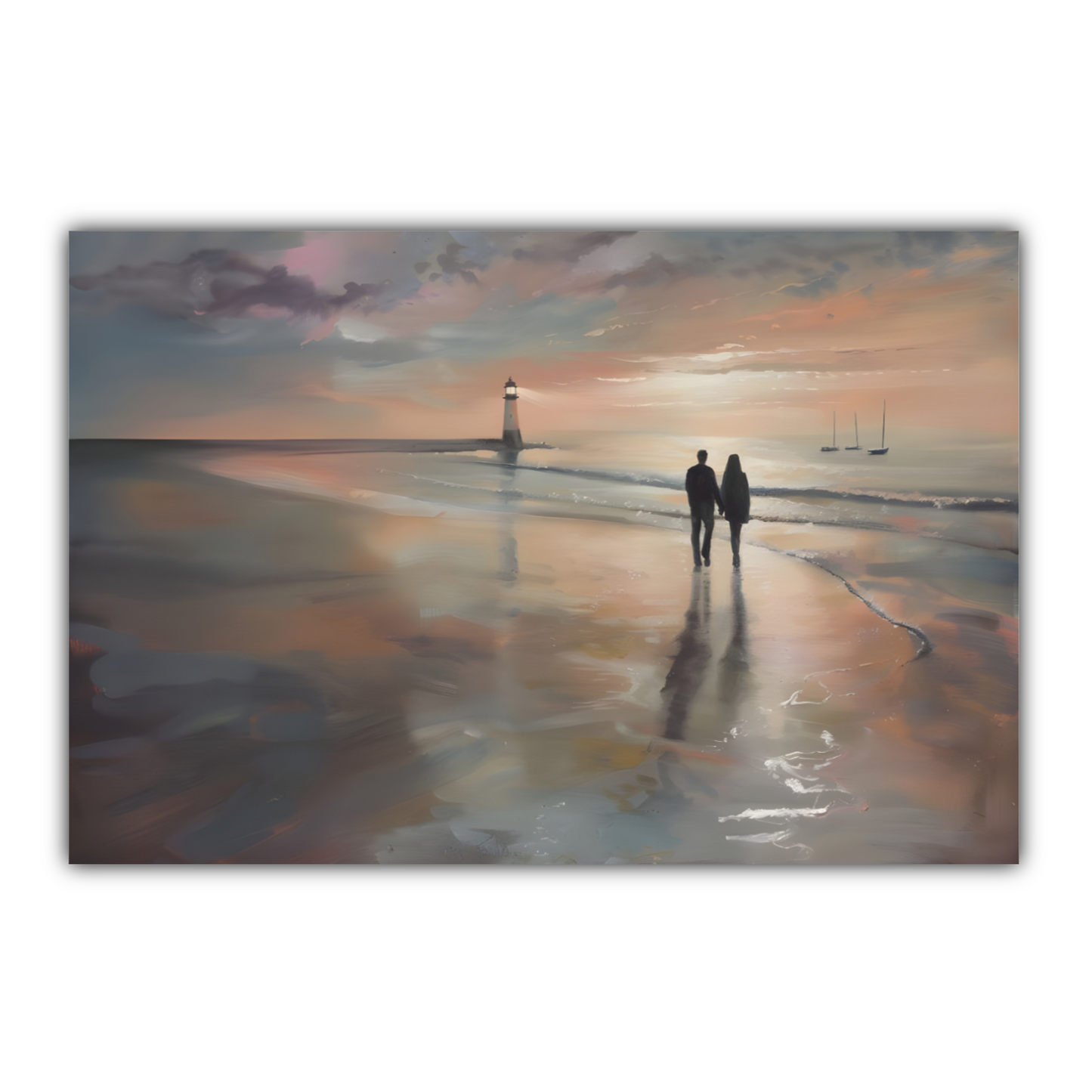 Sunset's Promise  Deluxe Box Landscape Canvas Prints