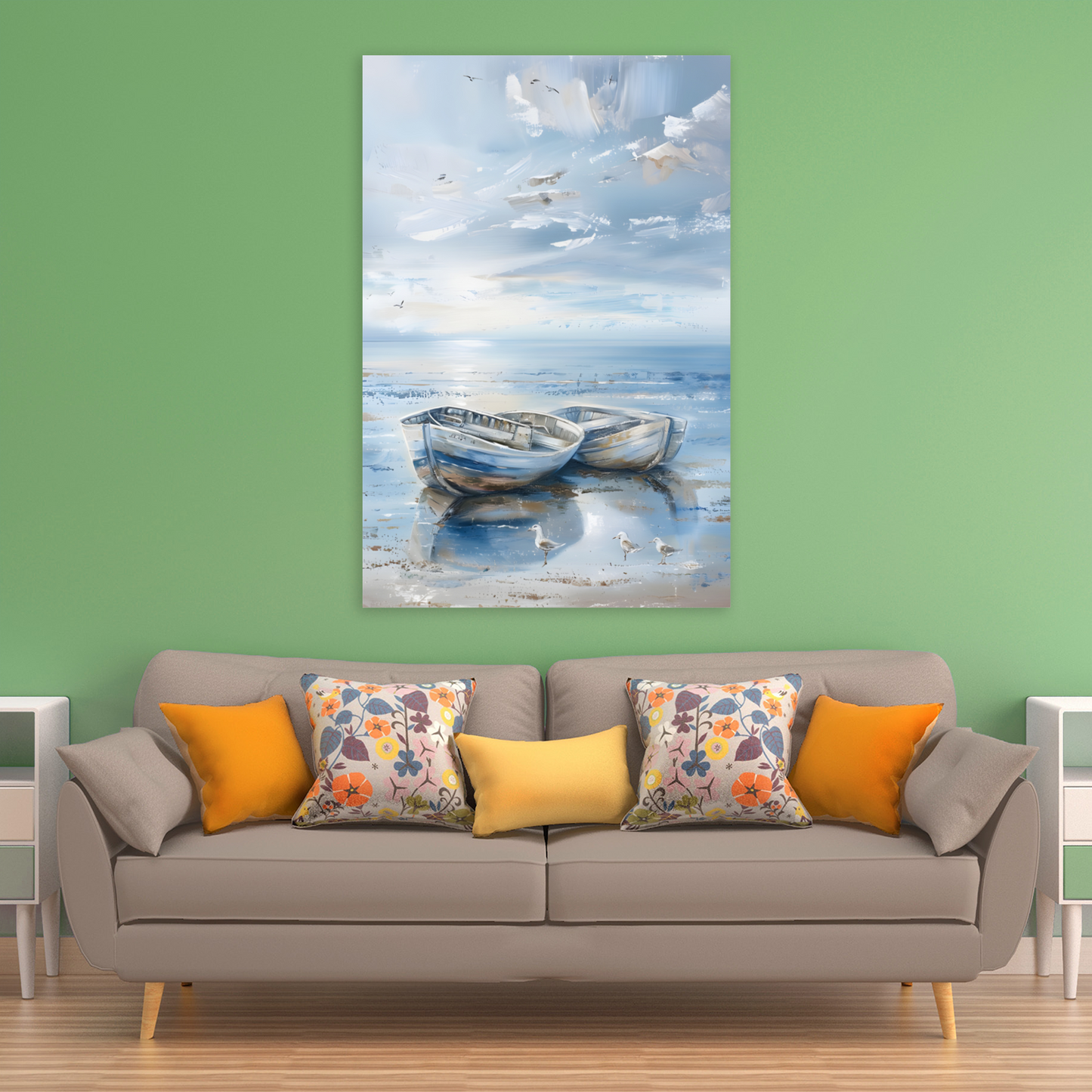 Morning Serenity Deluxe Box Portrait Canvas Prints