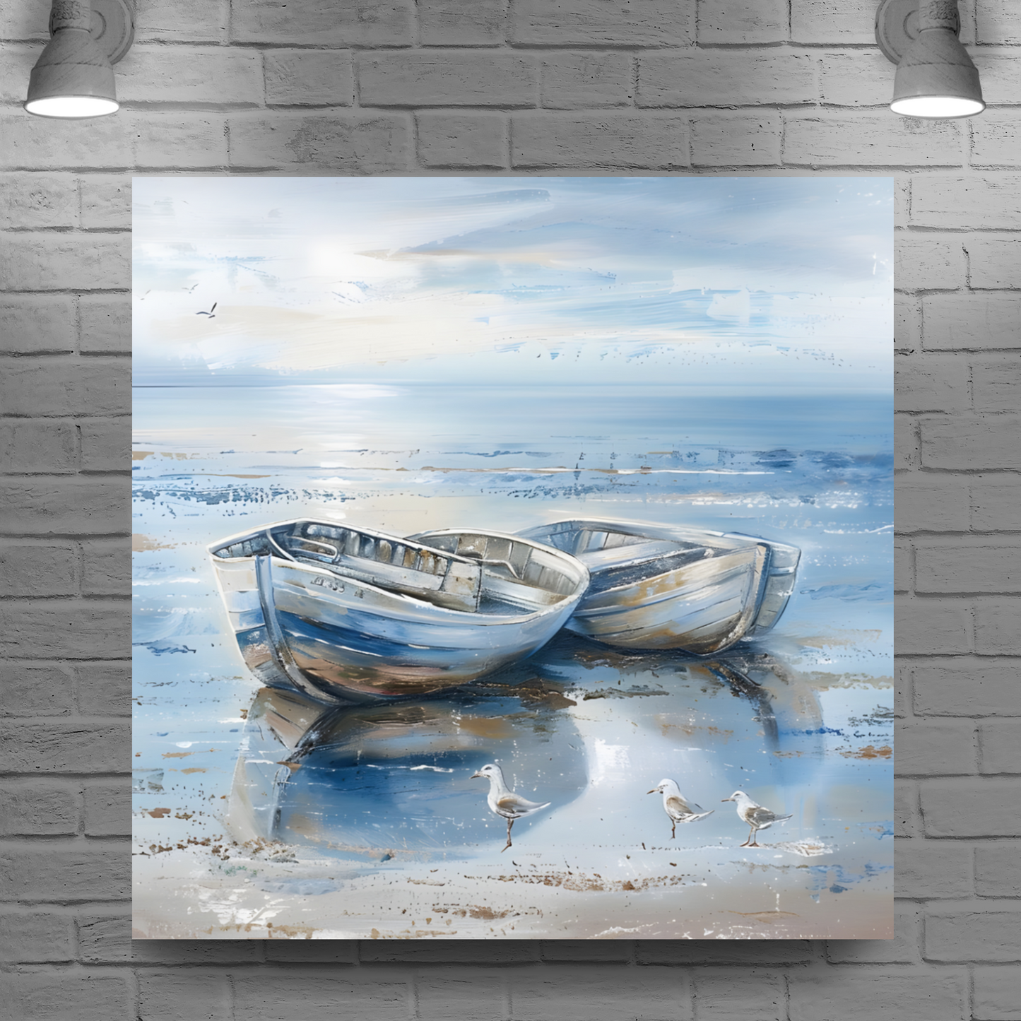 Morning Serenity Deluxe Box Square Canvas Prints