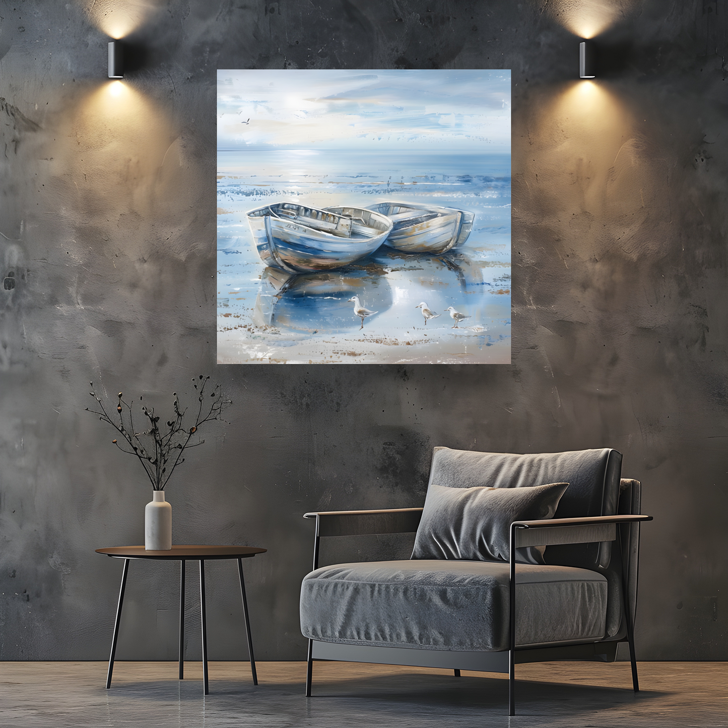 Morning Serenity Deluxe Box Square Canvas Prints