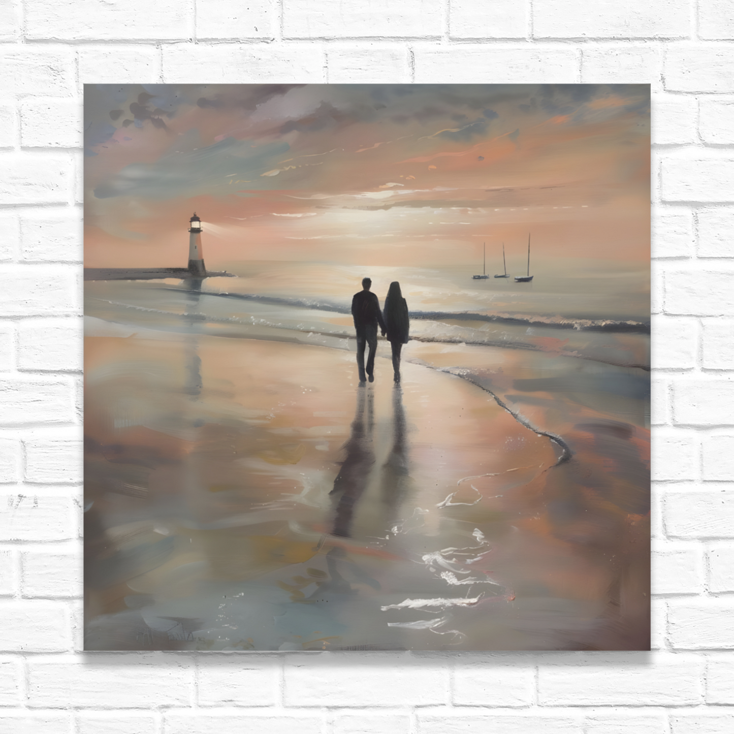 Sunset's Promise  Deluxe Box Square Canvas Prints