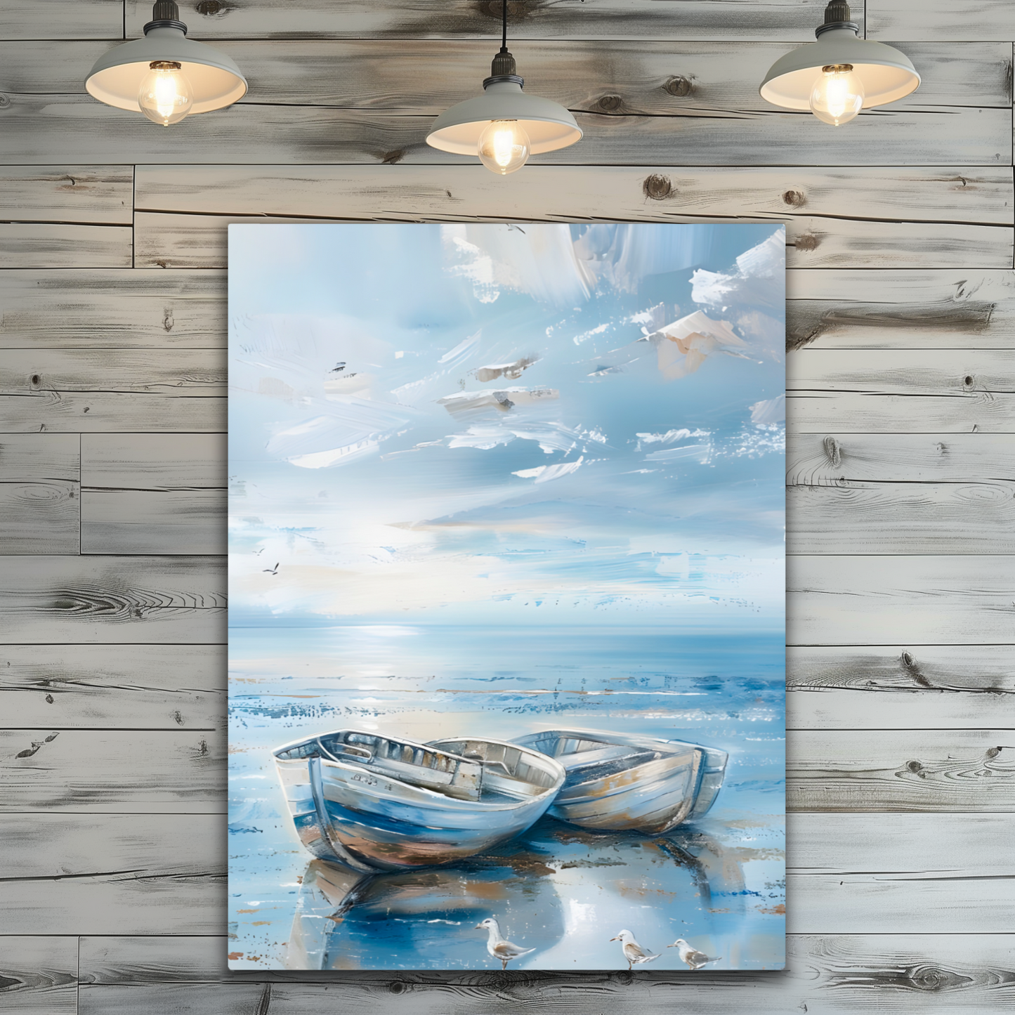 Morning Serenity Premium Portrait Aluminum Prints